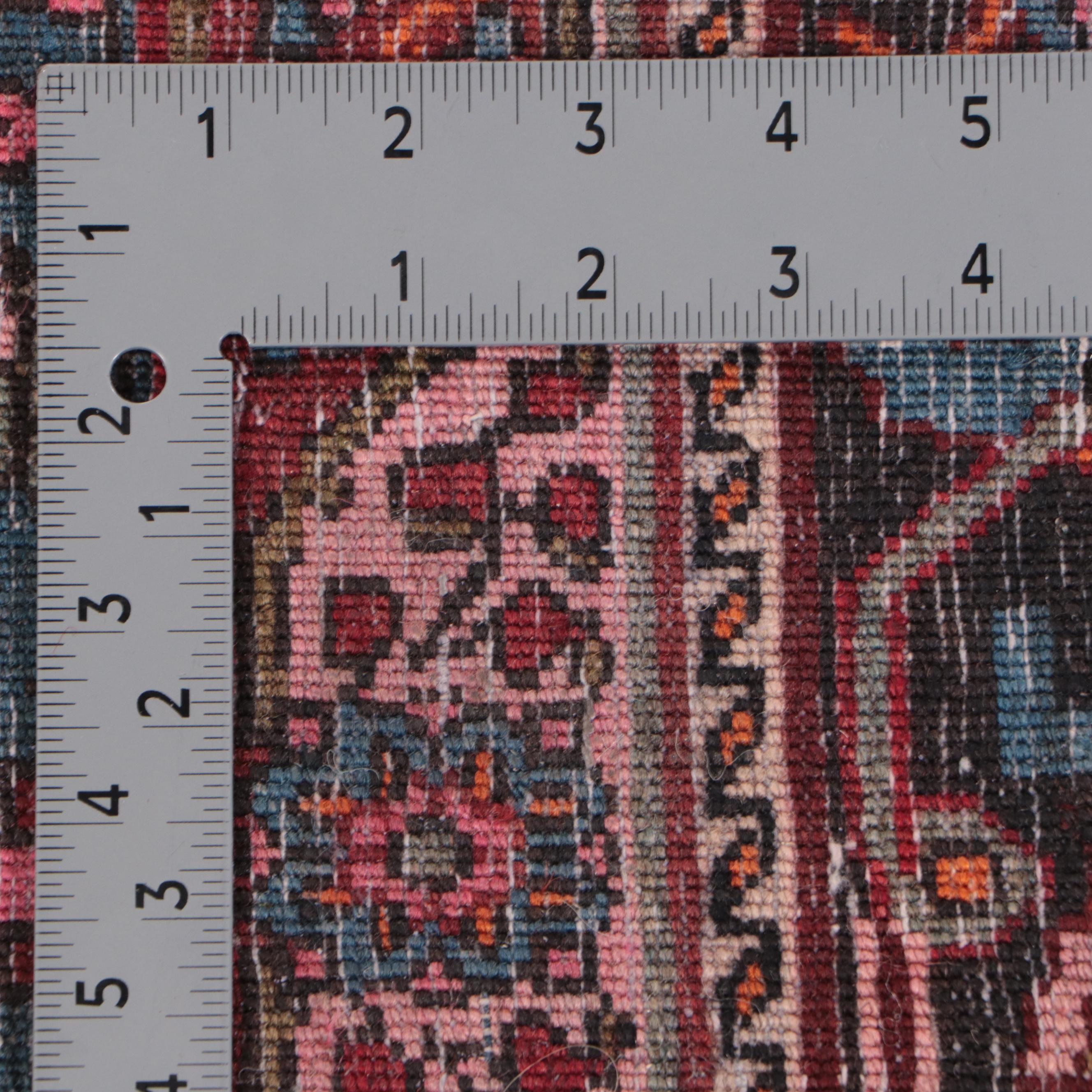 11'4 x 18'7 Hand-Knotted Persian Bijar Room Sized Rug