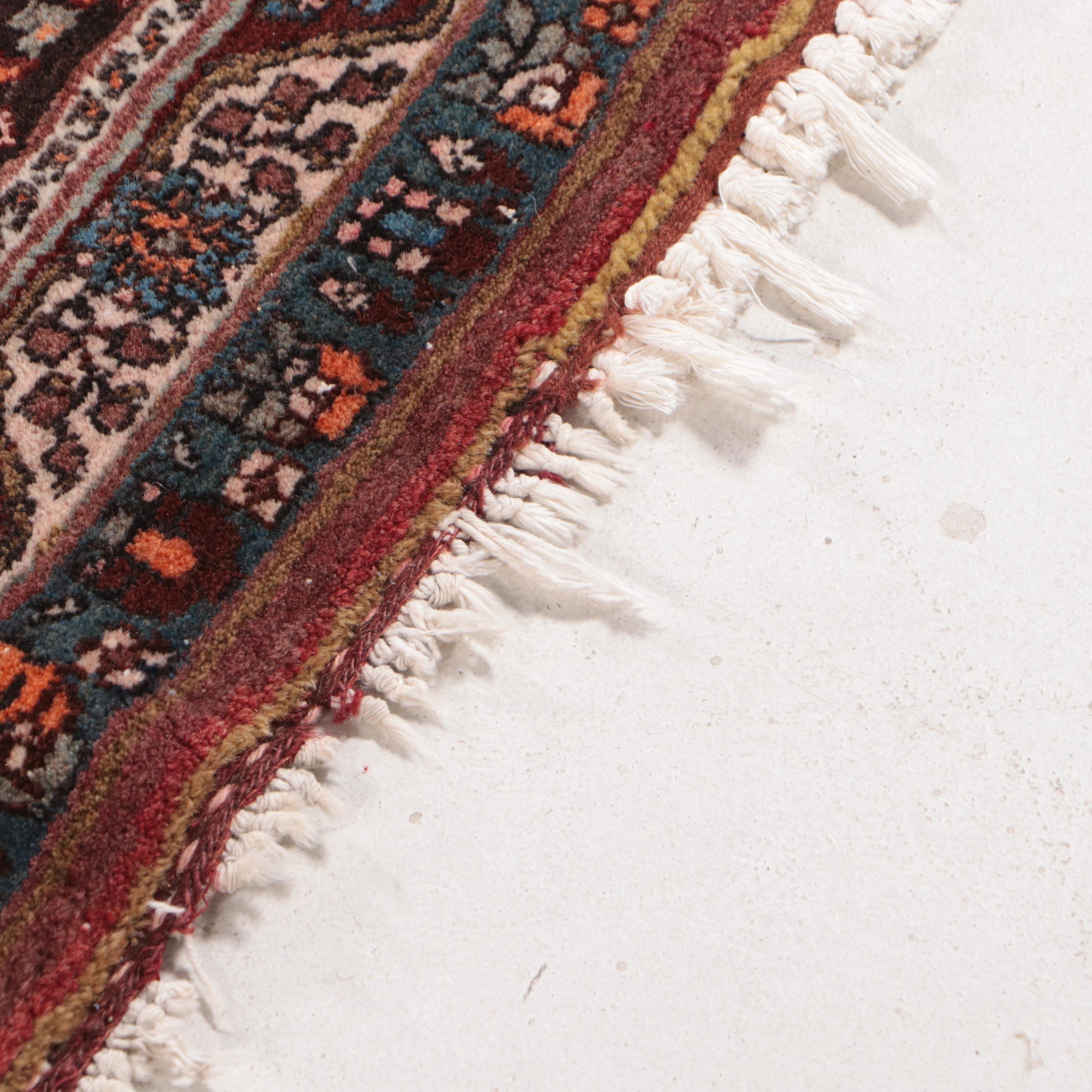 11'4 x 18'7 Hand-Knotted Persian Bijar Room Sized Rug