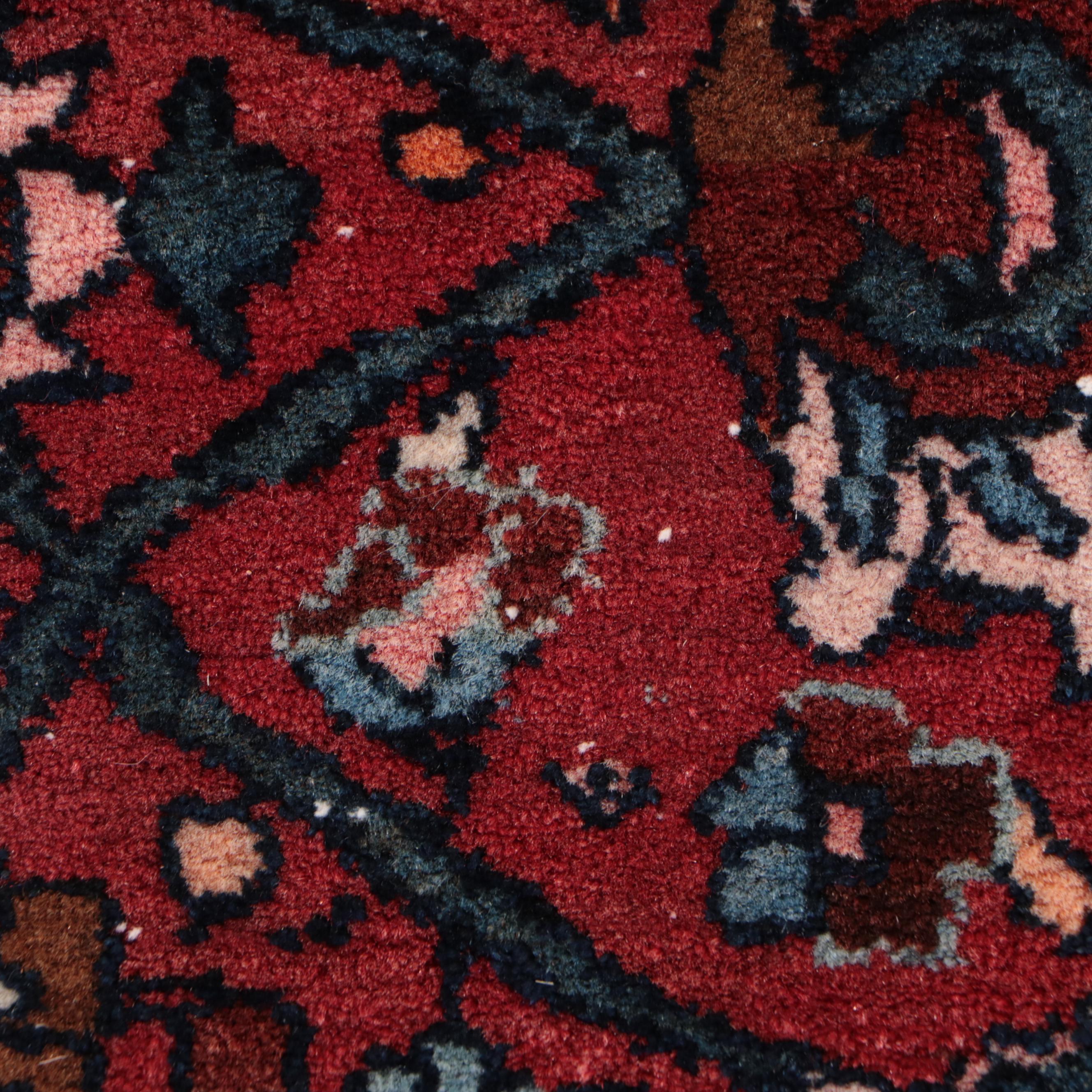 11'4 x 18'7 Hand-Knotted Persian Bijar Room Sized Rug