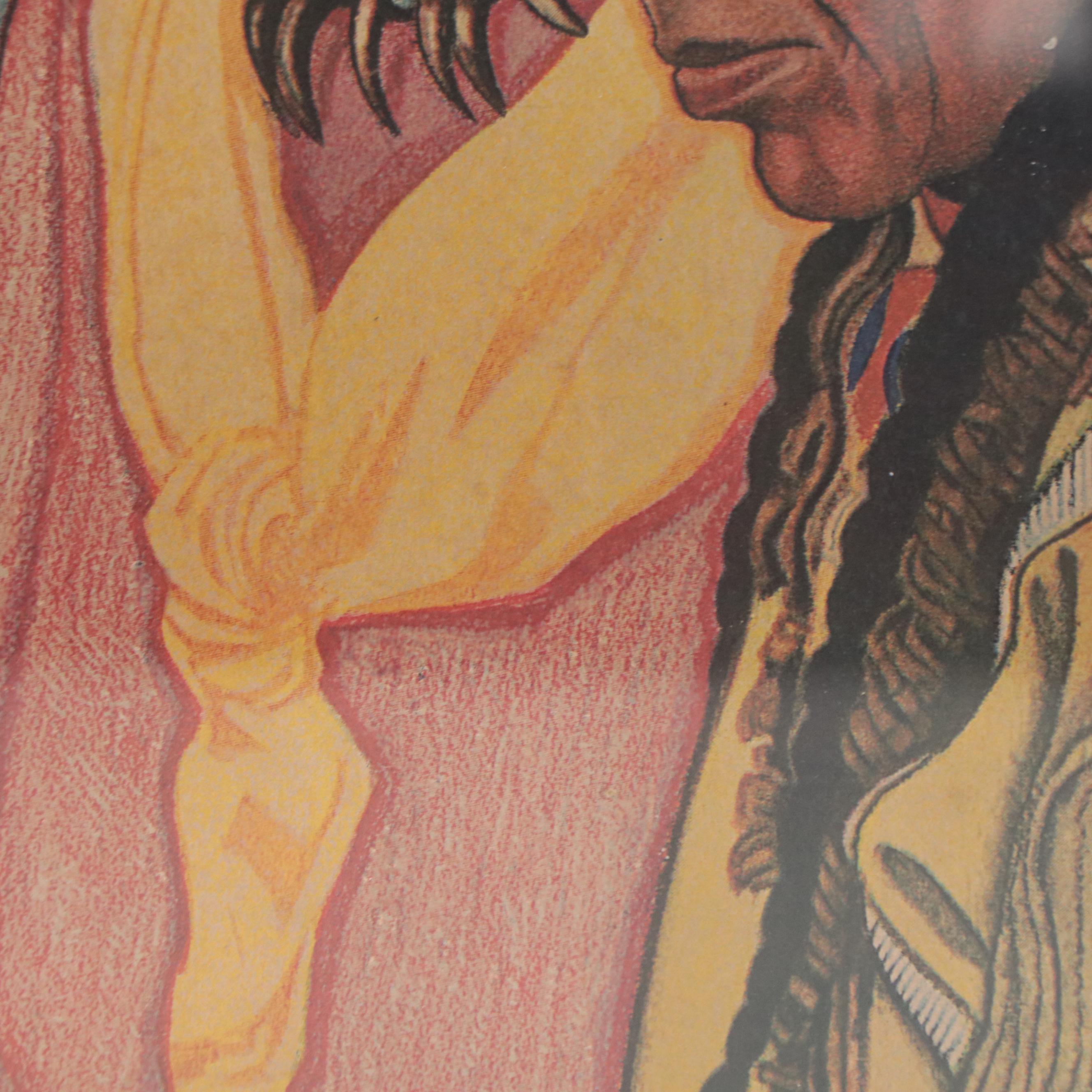Offset Lithographs After Winold Reiss Portraits of Blackfeet Native Americans