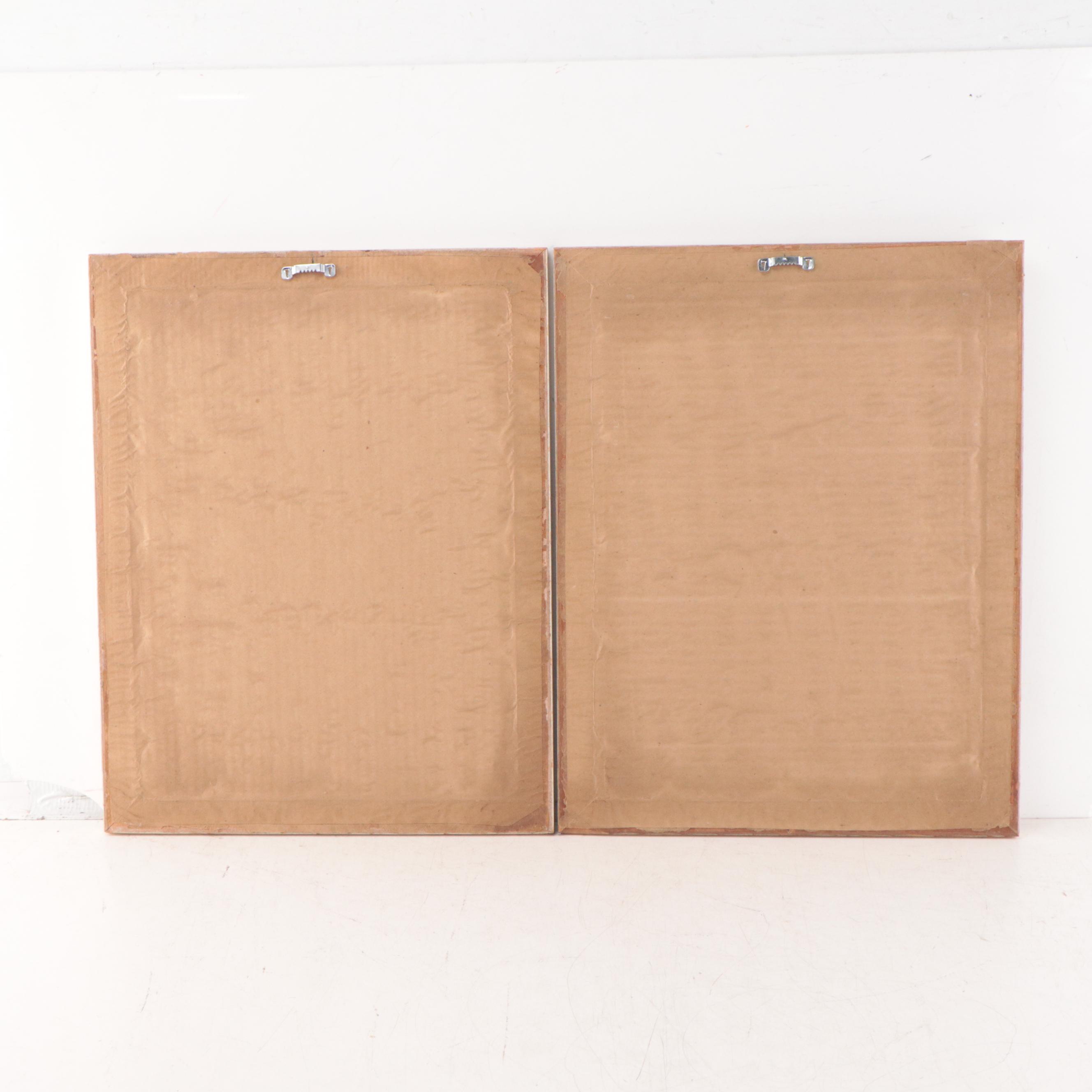 Offset Lithographs After Winold Reiss Portraits of Blackfeet Native Americans