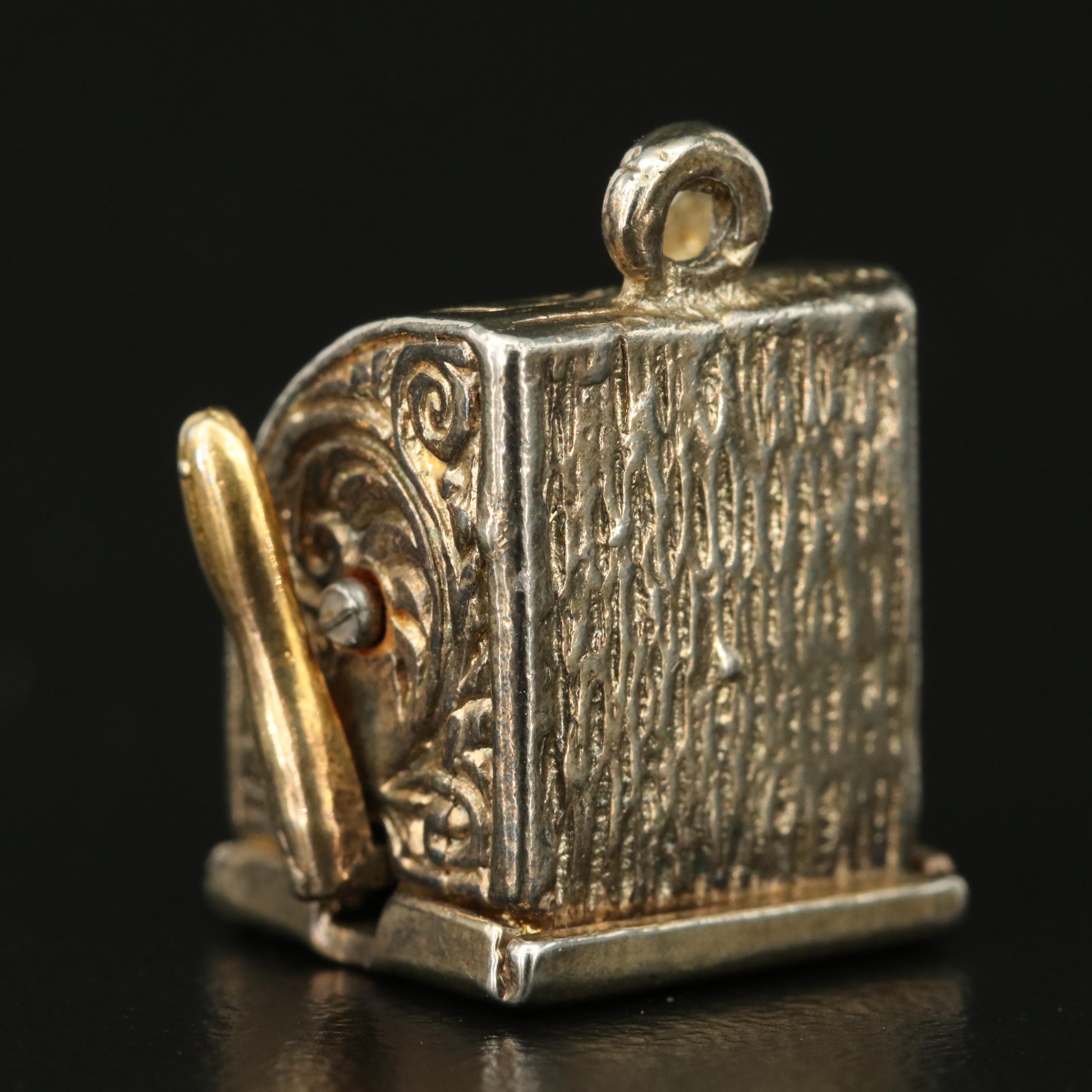 Vintage Slot Machine Charm