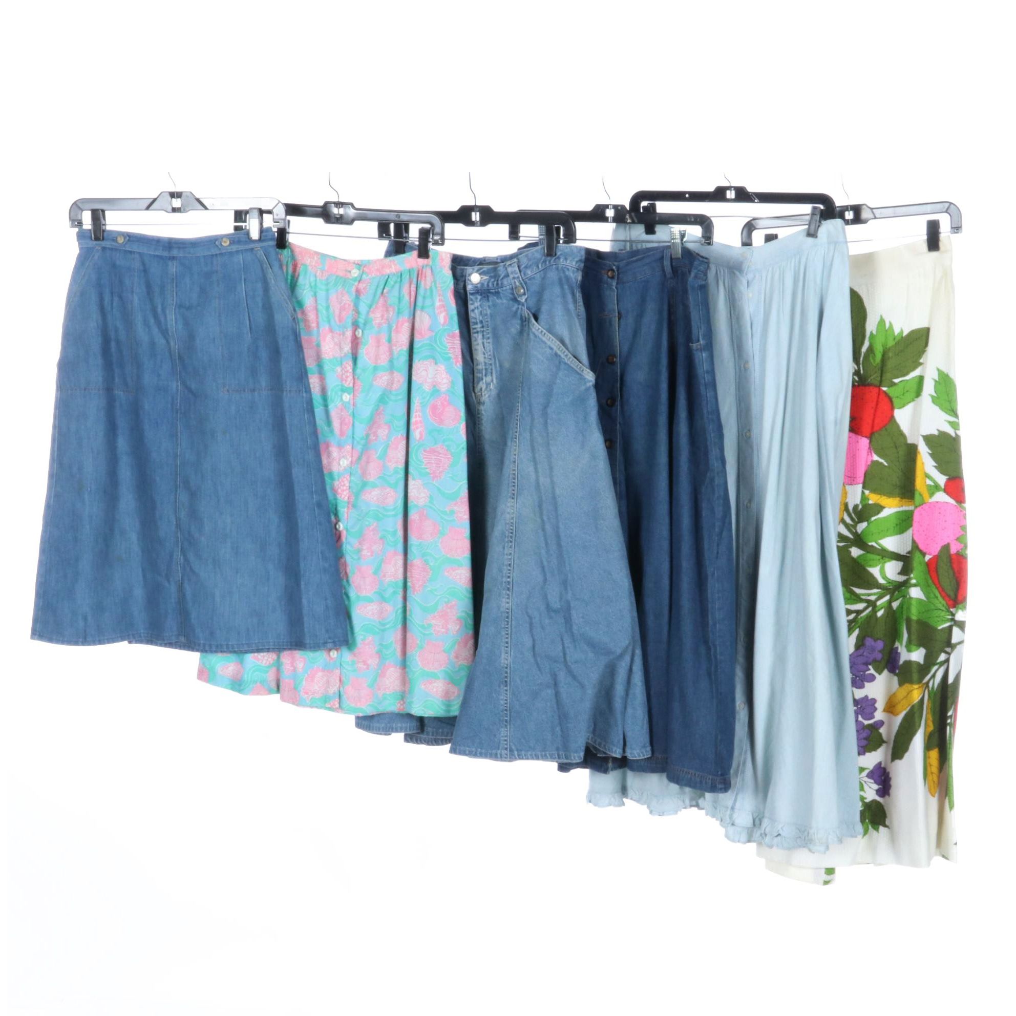 The Lilly by Lilly Pulitzer Print Skirt, Lizwear, Jantzen Denim Skirts, and More