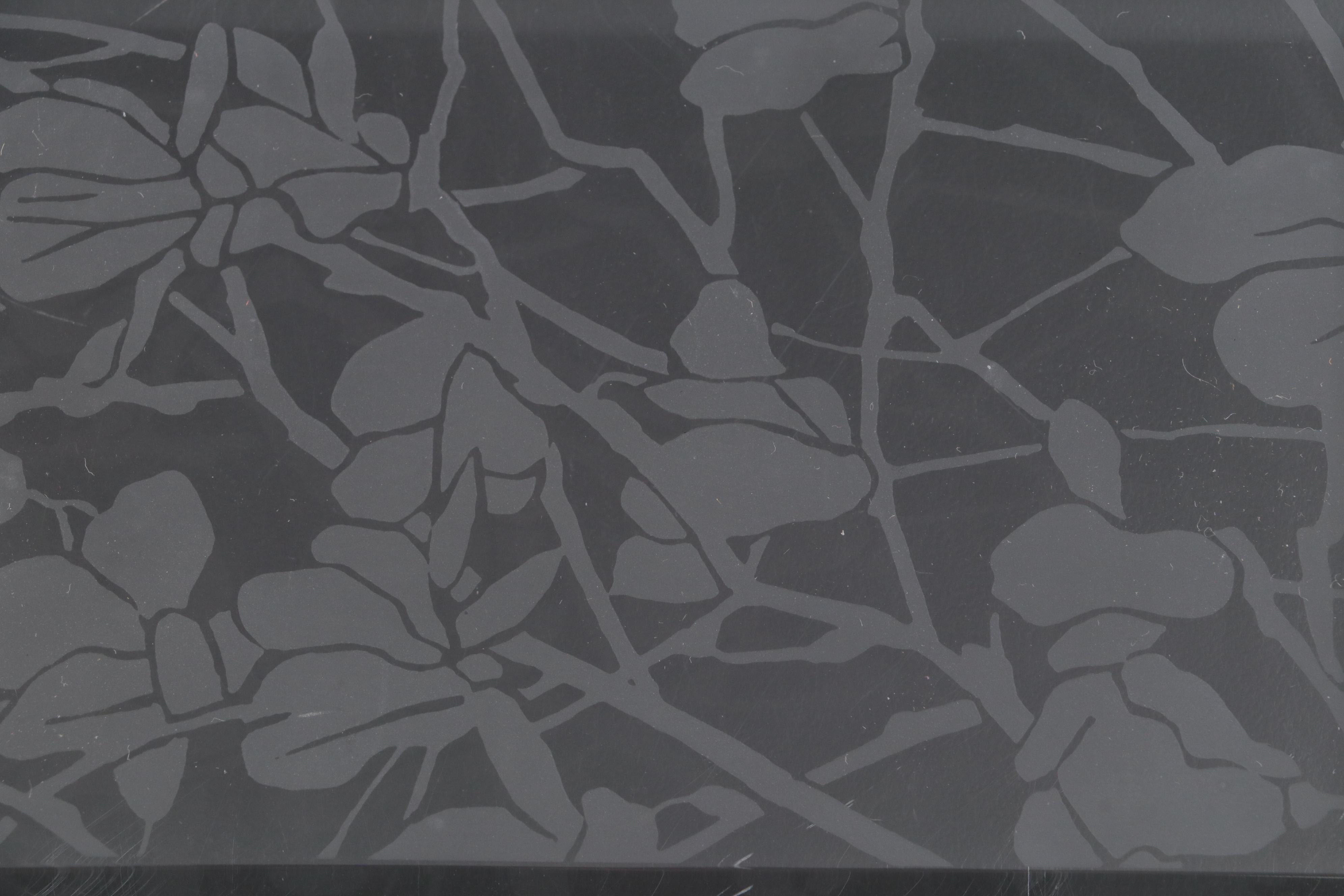 Val St. Lambert Etched Crystal Presentation Box from Tiffany Exhibit