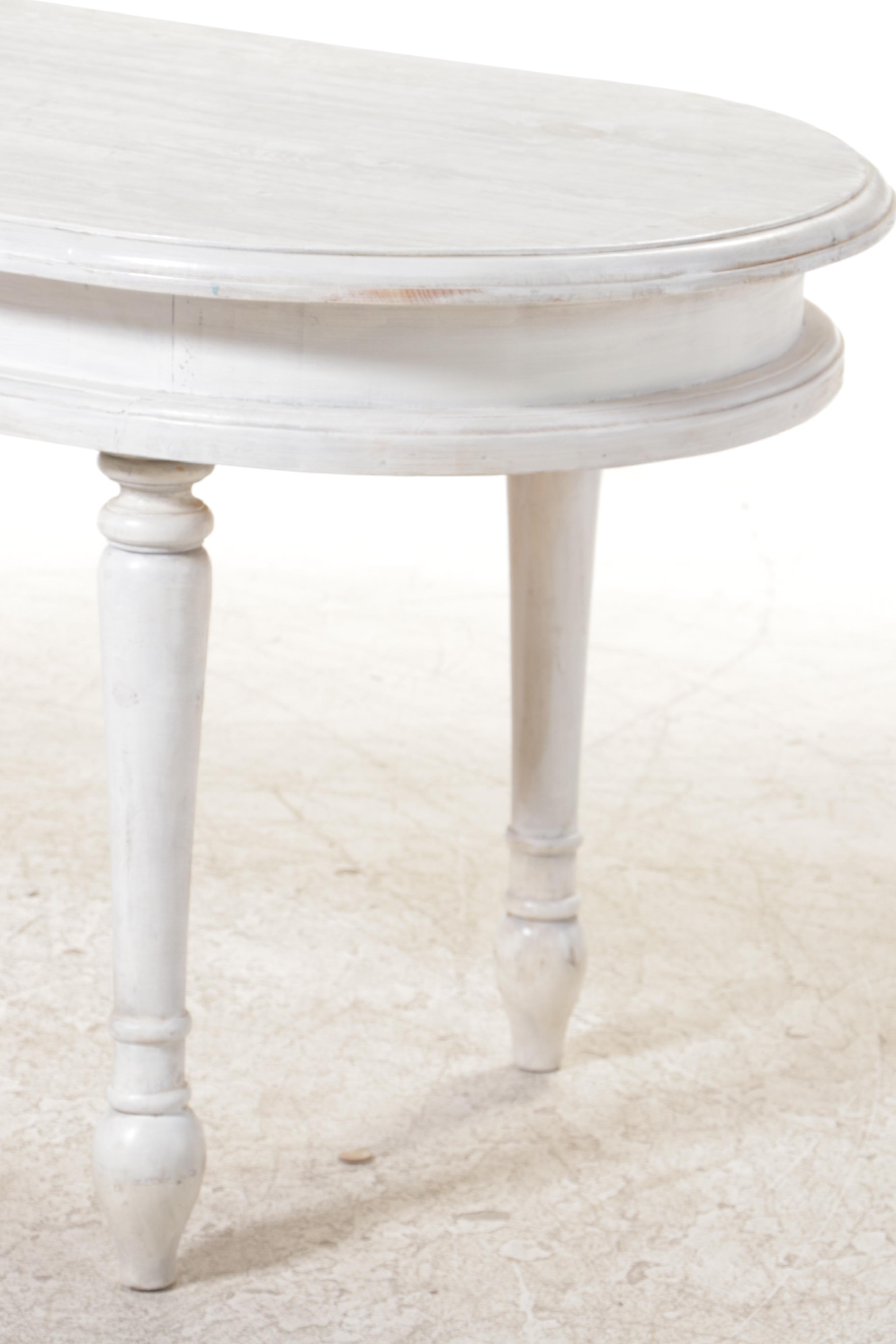 White-Painted Pine Coffee Table