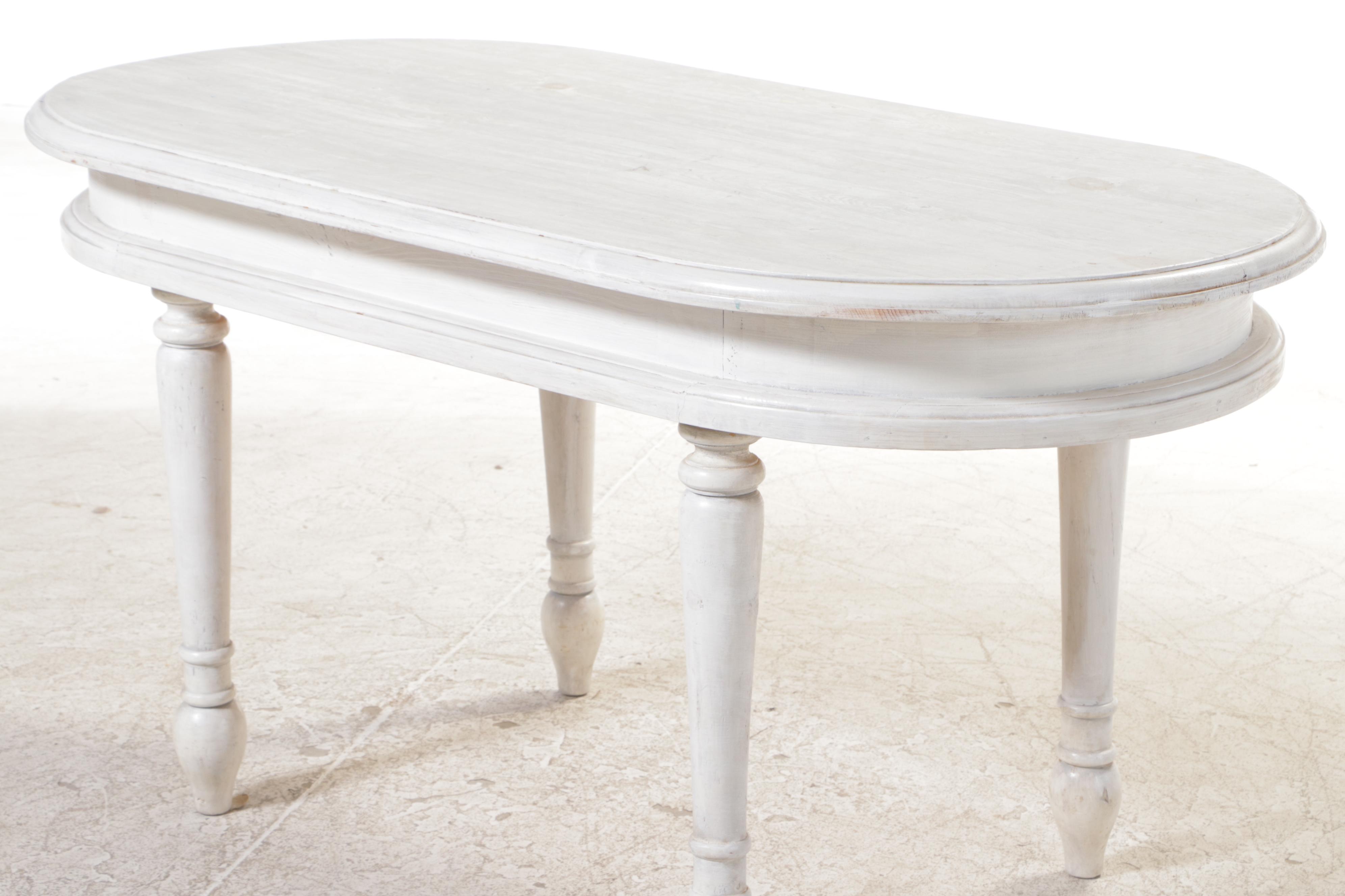 White-Painted Pine Coffee Table