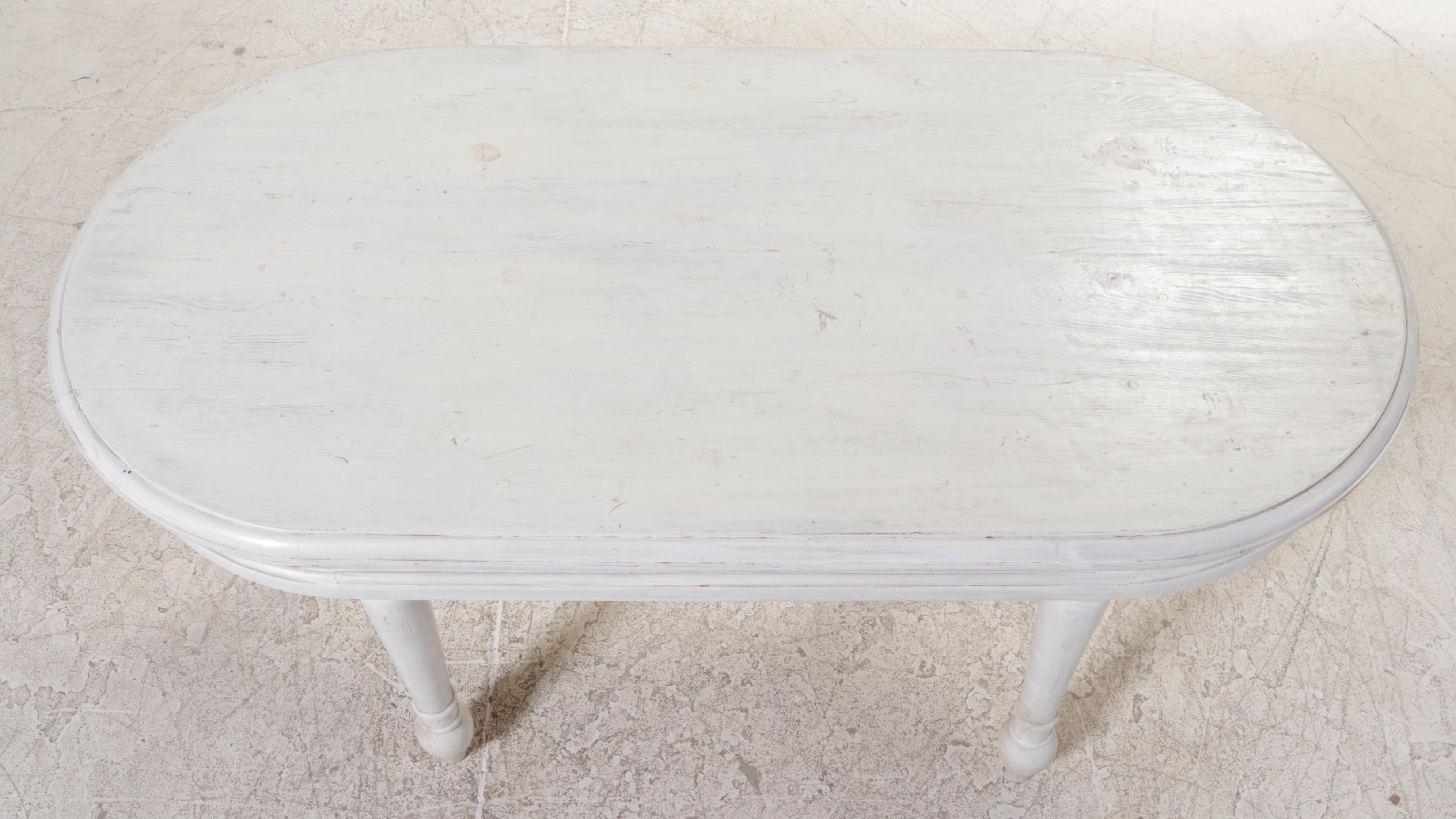 White-Painted Pine Coffee Table