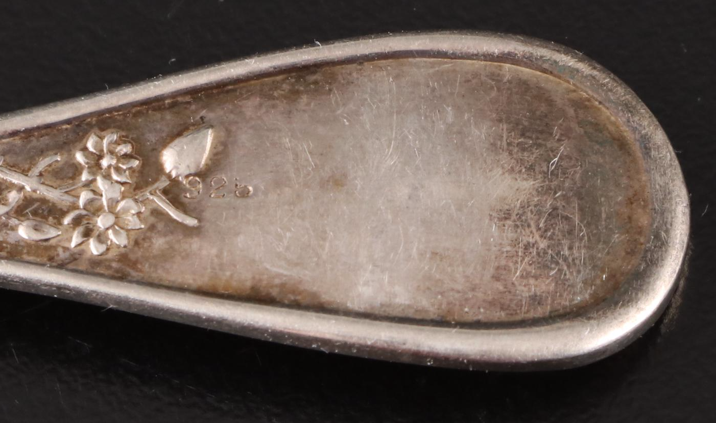 Louis Braverman & Co Sterling Silver Teaspoon, Late 19th/ Early 20th Century