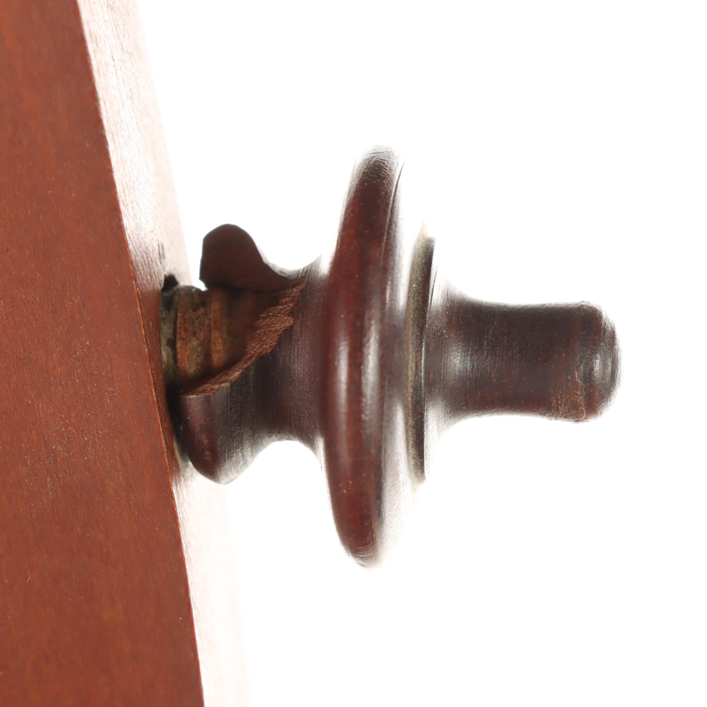 G. Henshaw & Sons Late Classical Cherrywood and Poplar Deck-Top Dresser