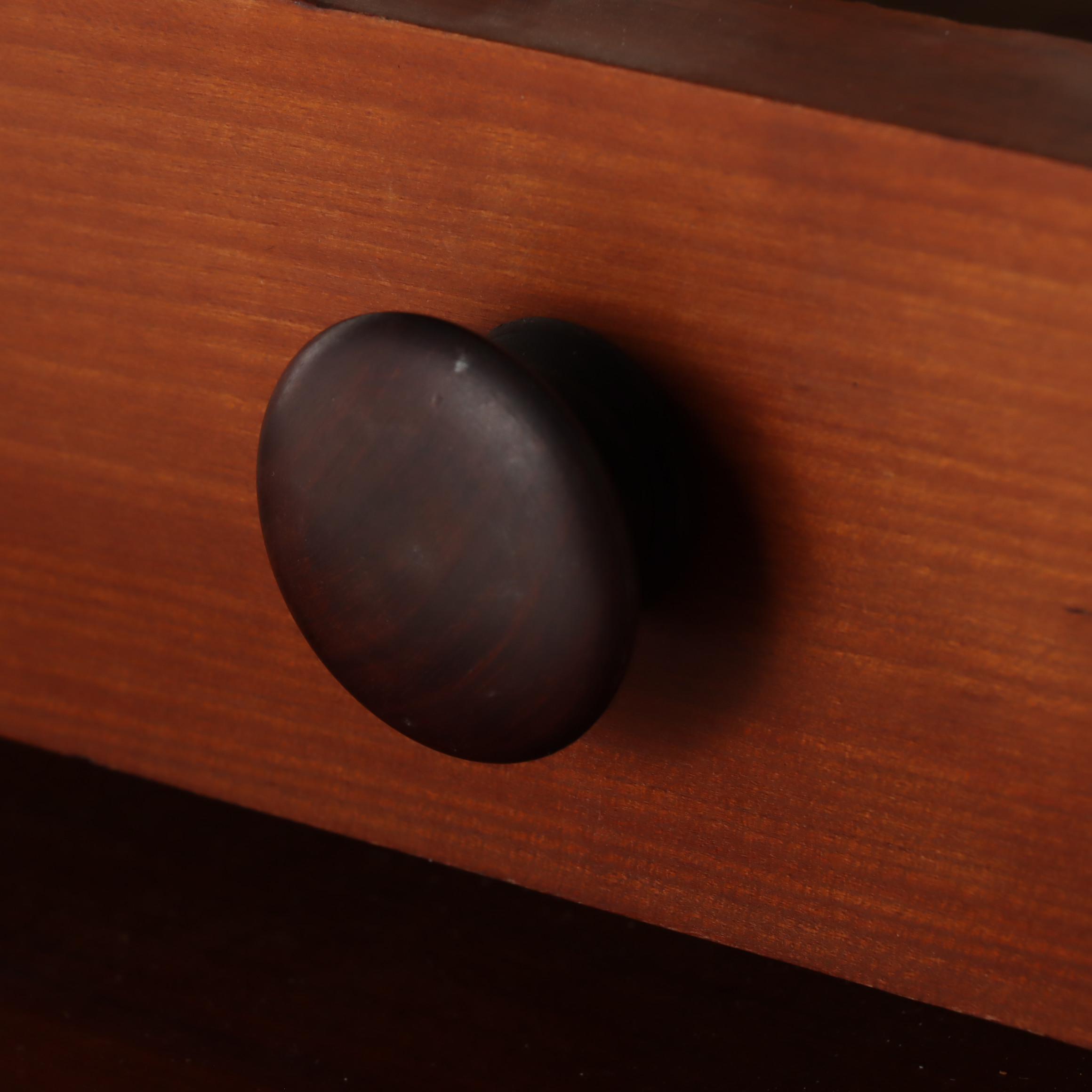 G. Henshaw & Sons Late Classical Cherrywood and Poplar Deck-Top Dresser