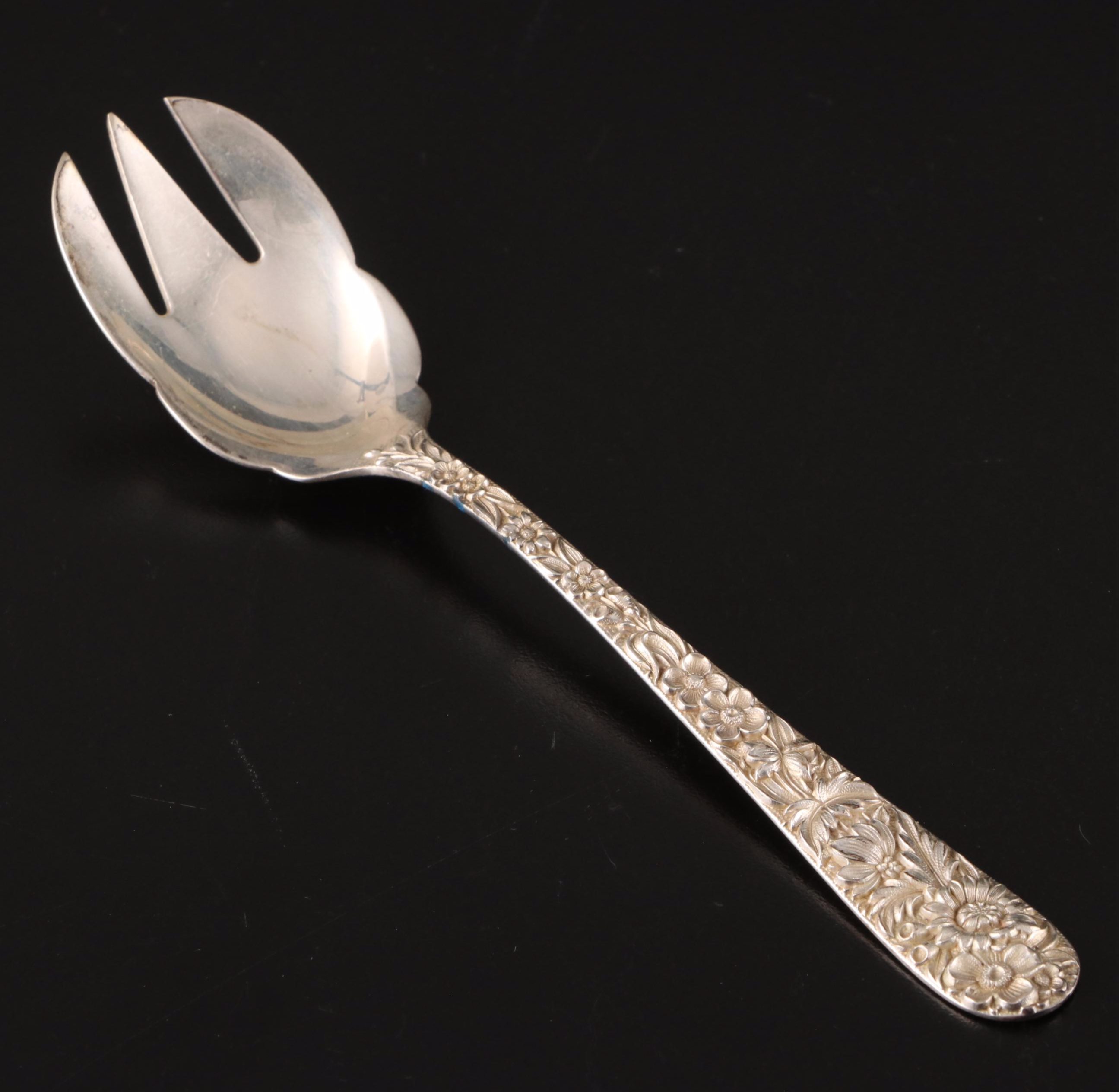 S. Kirk & Son Inc. Sterling Silver "Repoussé" Ice Cream Forks