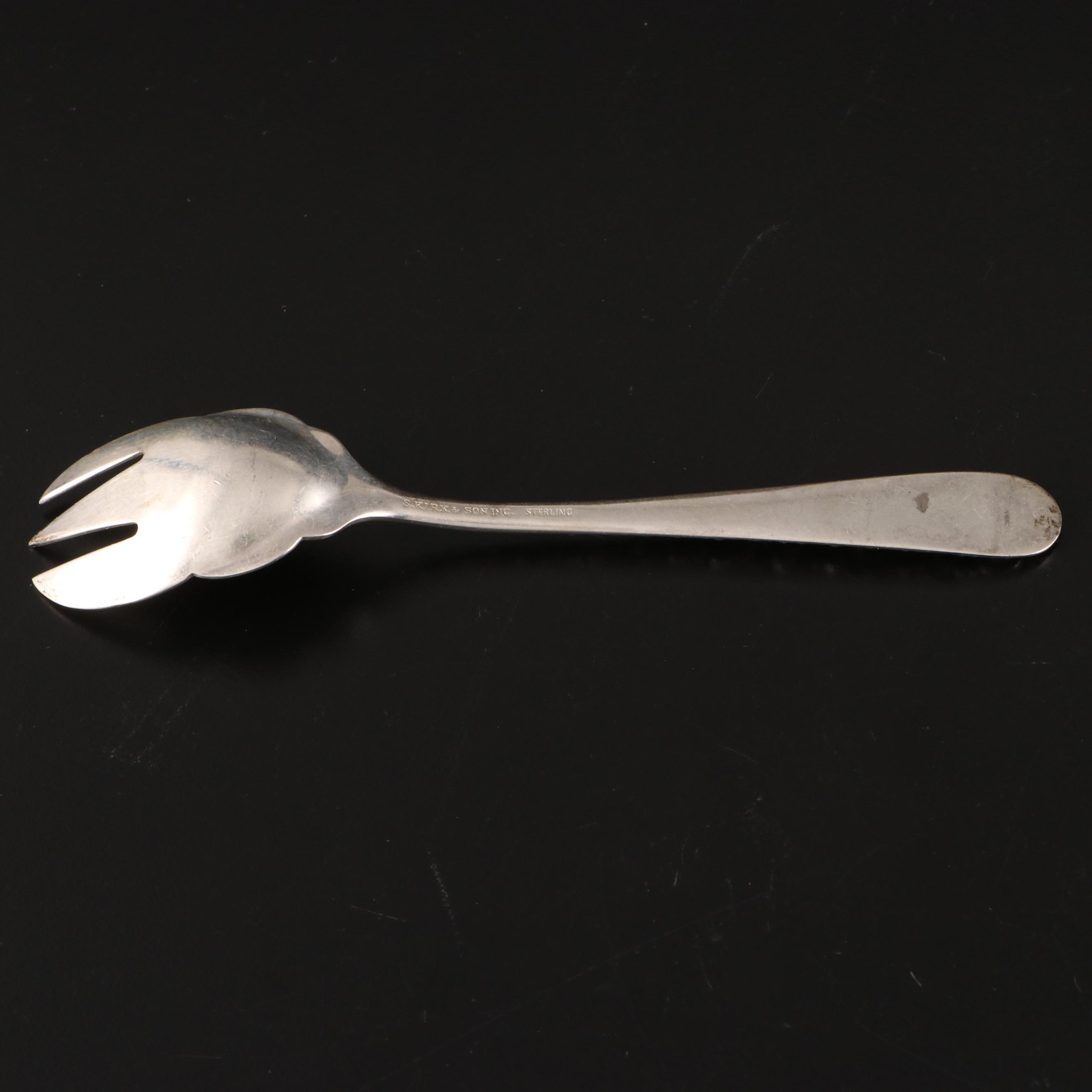S. Kirk & Son Inc. Sterling Silver "Repoussé" Ice Cream Forks