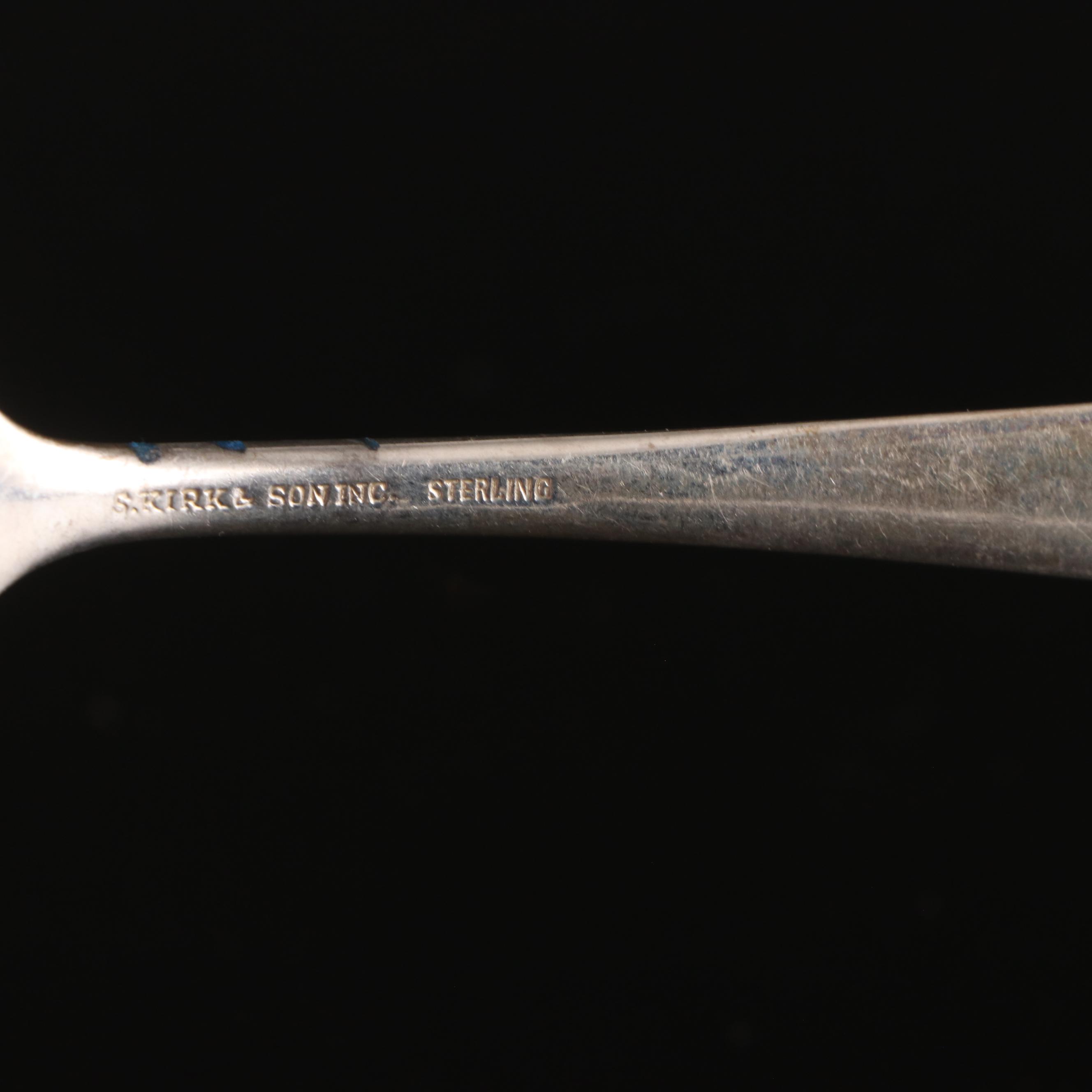 S. Kirk & Son Inc. Sterling Silver "Repoussé" Ice Cream Forks