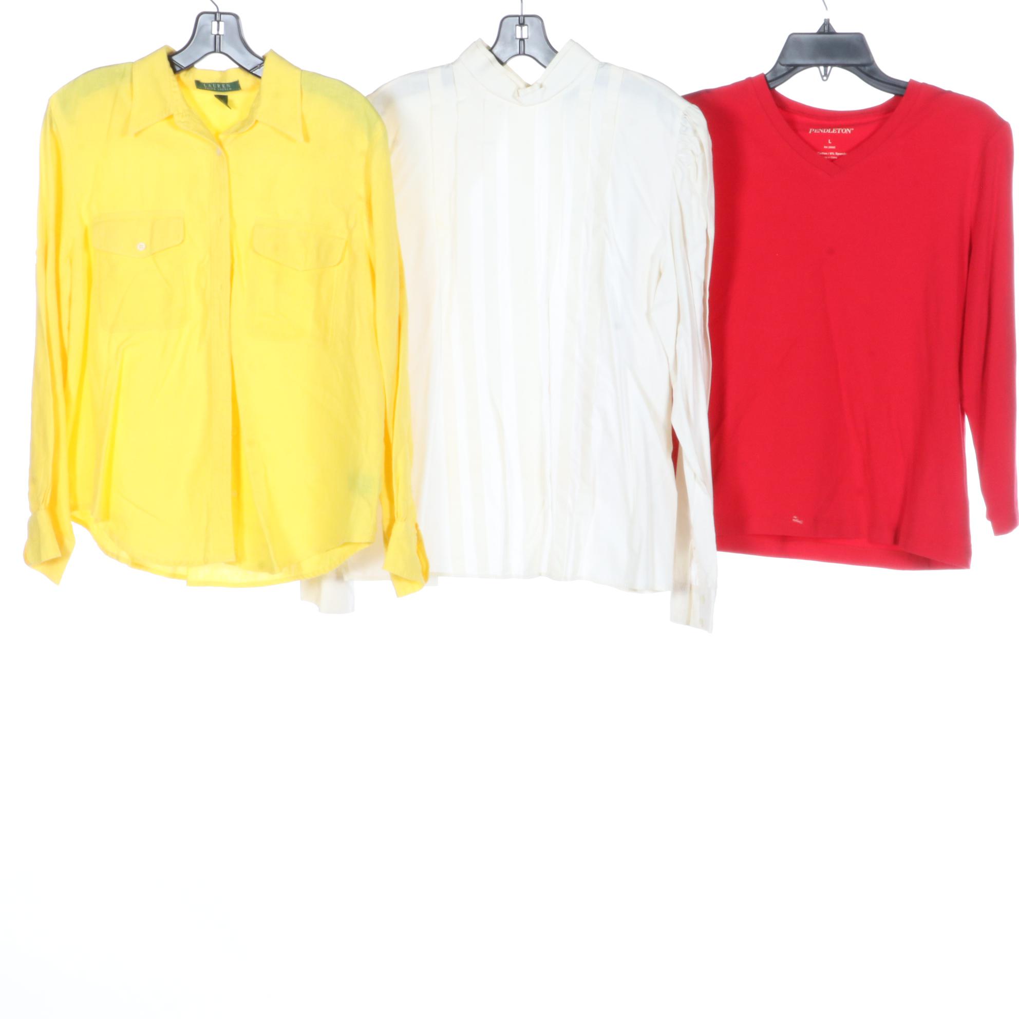 Miller & Rhoads Sweater, J.G. Hook Shetland Sweater, Talbots Blouse, and More