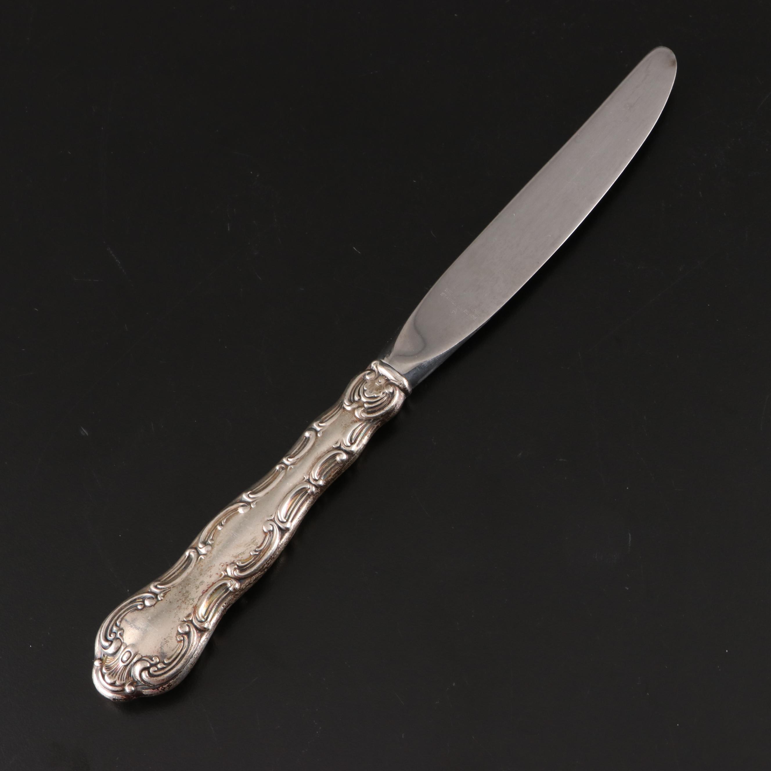 Sterling Silver Handled Knives, 20th Century