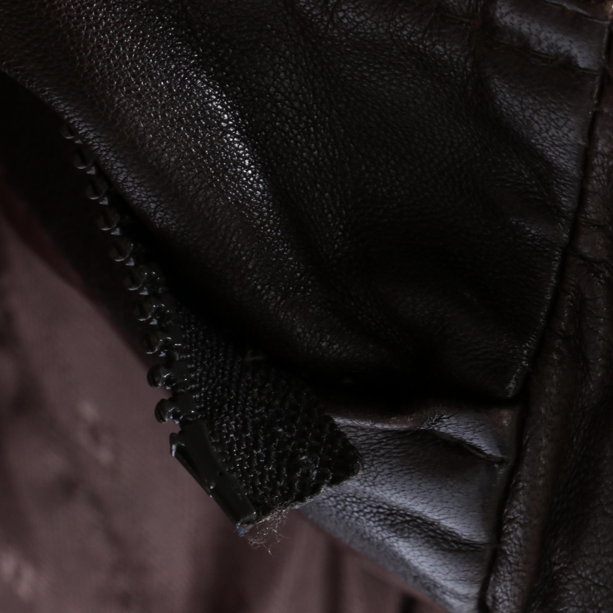 L.L. Bean Hawaiian Print Shirt with Remy Leather Jacket