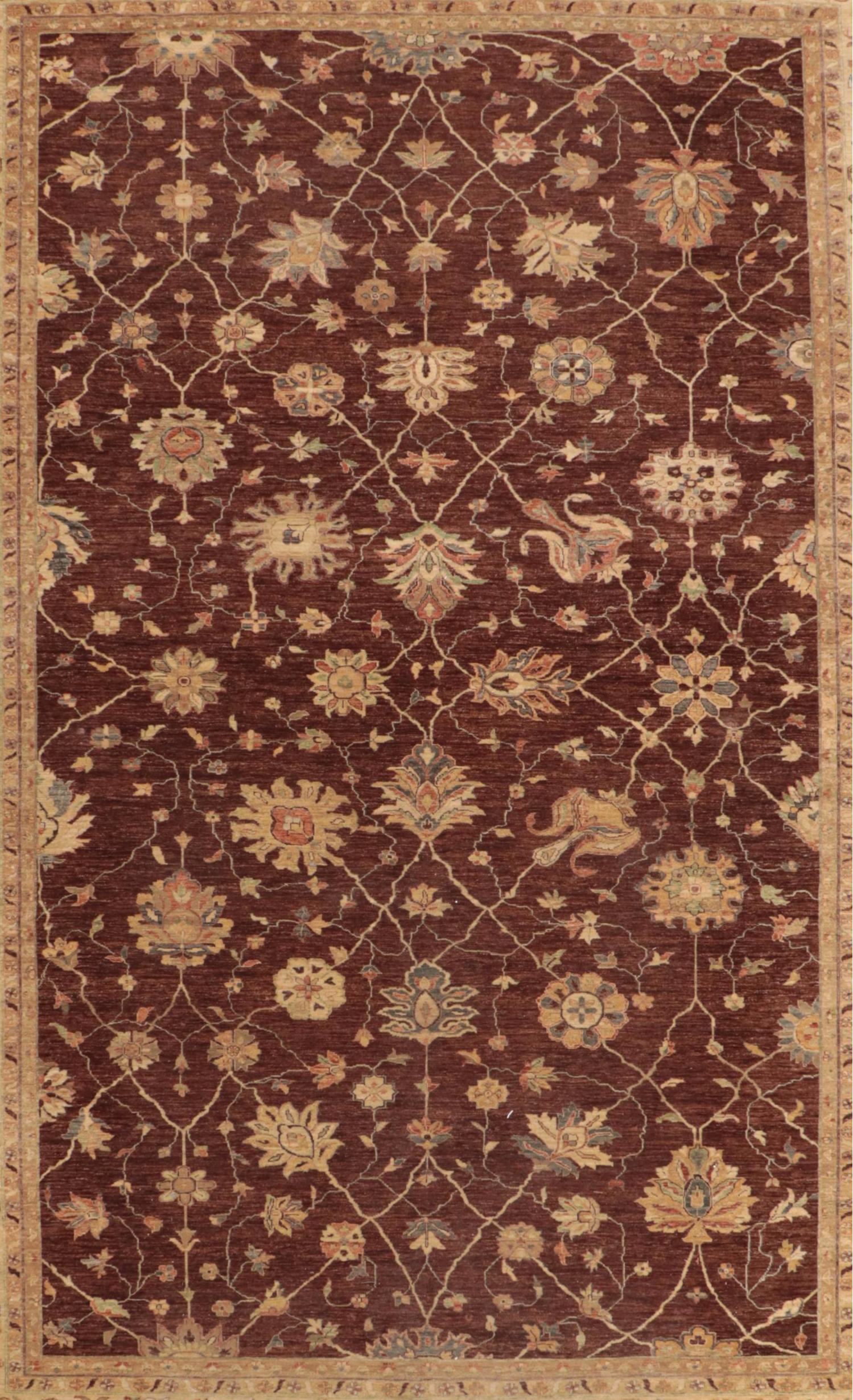 11'11 x 17'7 Hand-Knotted Indian Agra Room Sized Rug