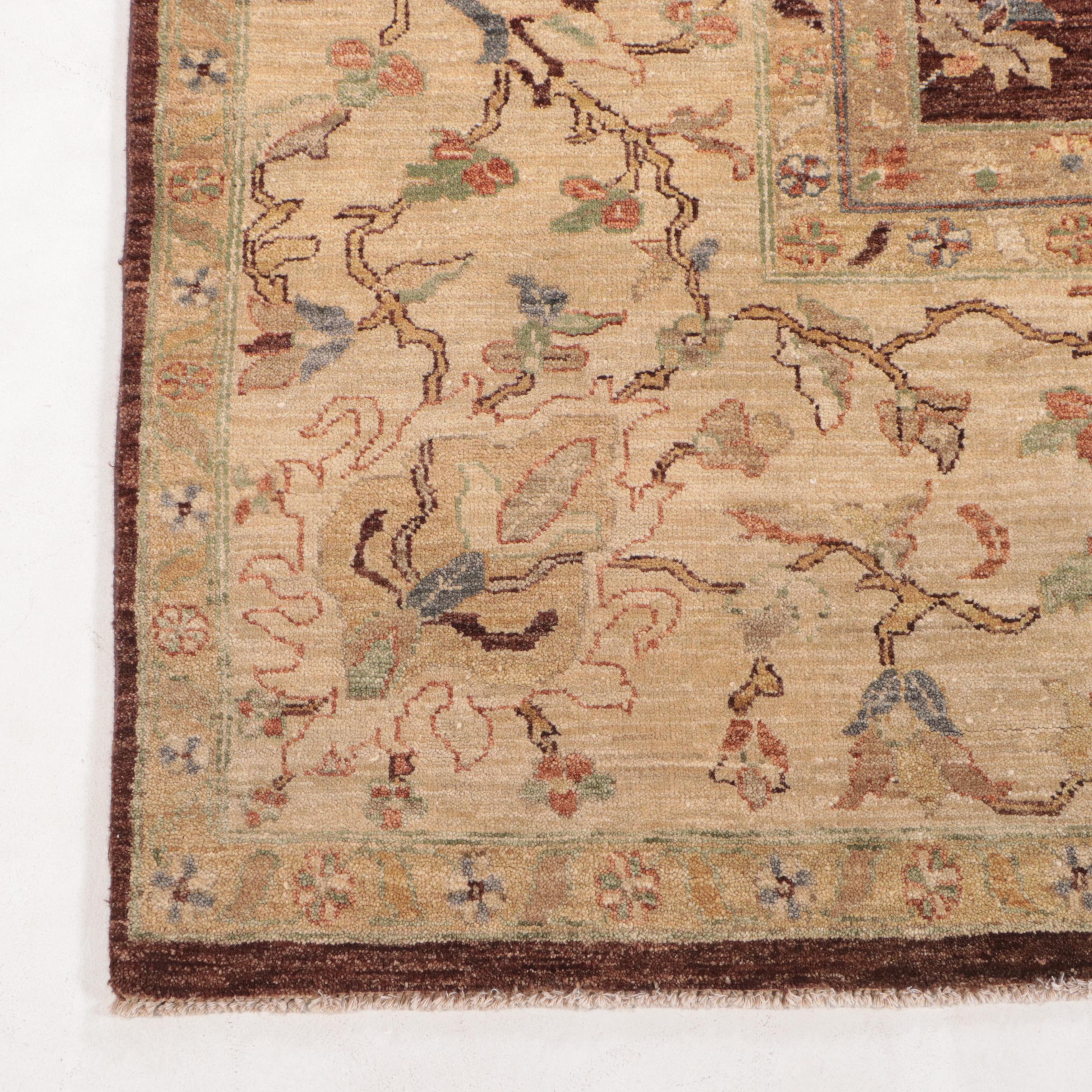 11'11 x 17'7 Hand-Knotted Indian Agra Room Sized Rug
