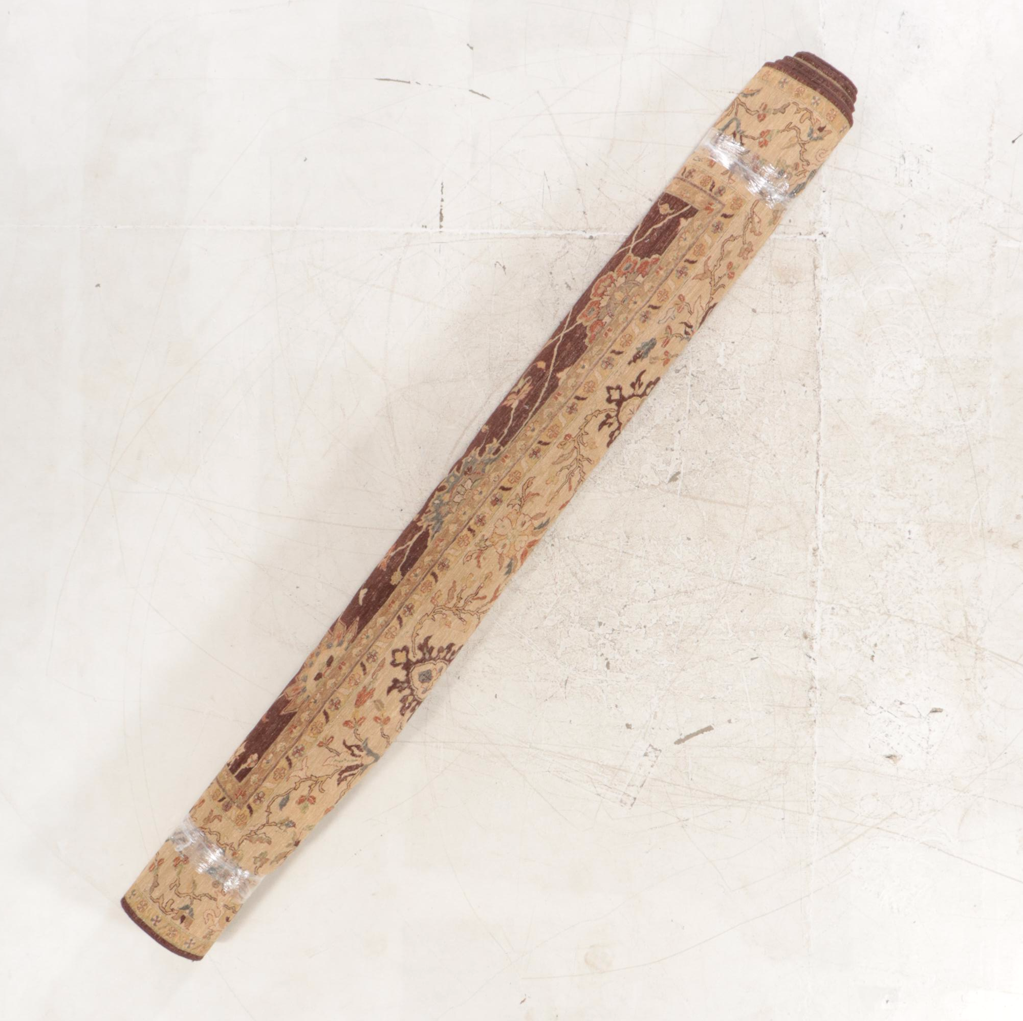 11'11 x 17'7 Hand-Knotted Indian Agra Room Sized Rug