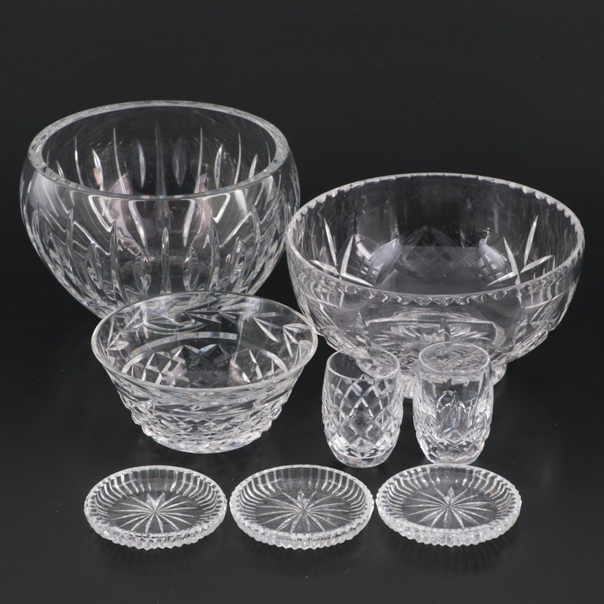 Waterford Crystal "Glandore" with Stuart and Other Crystal Bowls and Tableware