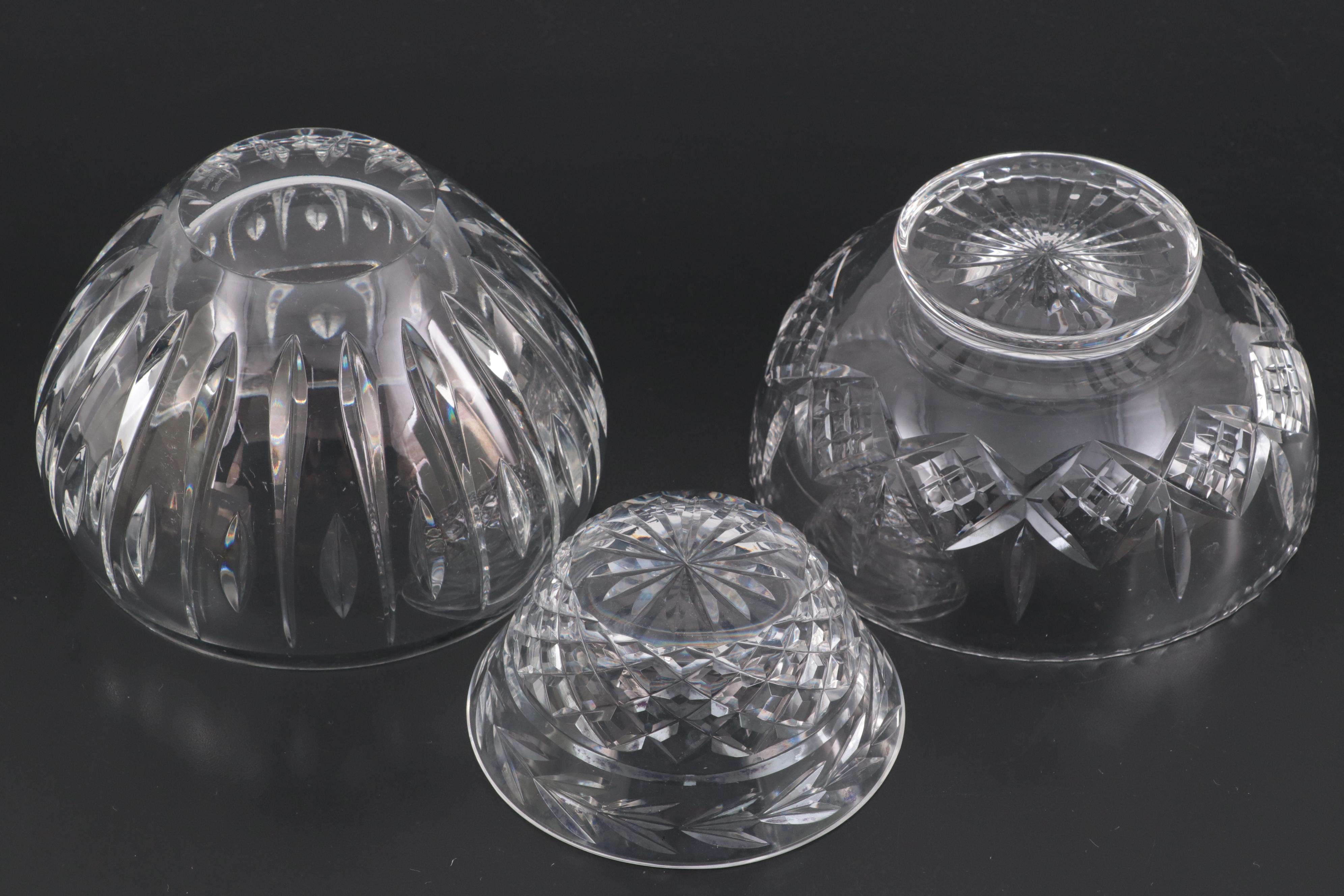 Waterford Crystal "Glandore" with Stuart and Other Crystal Bowls and Tableware