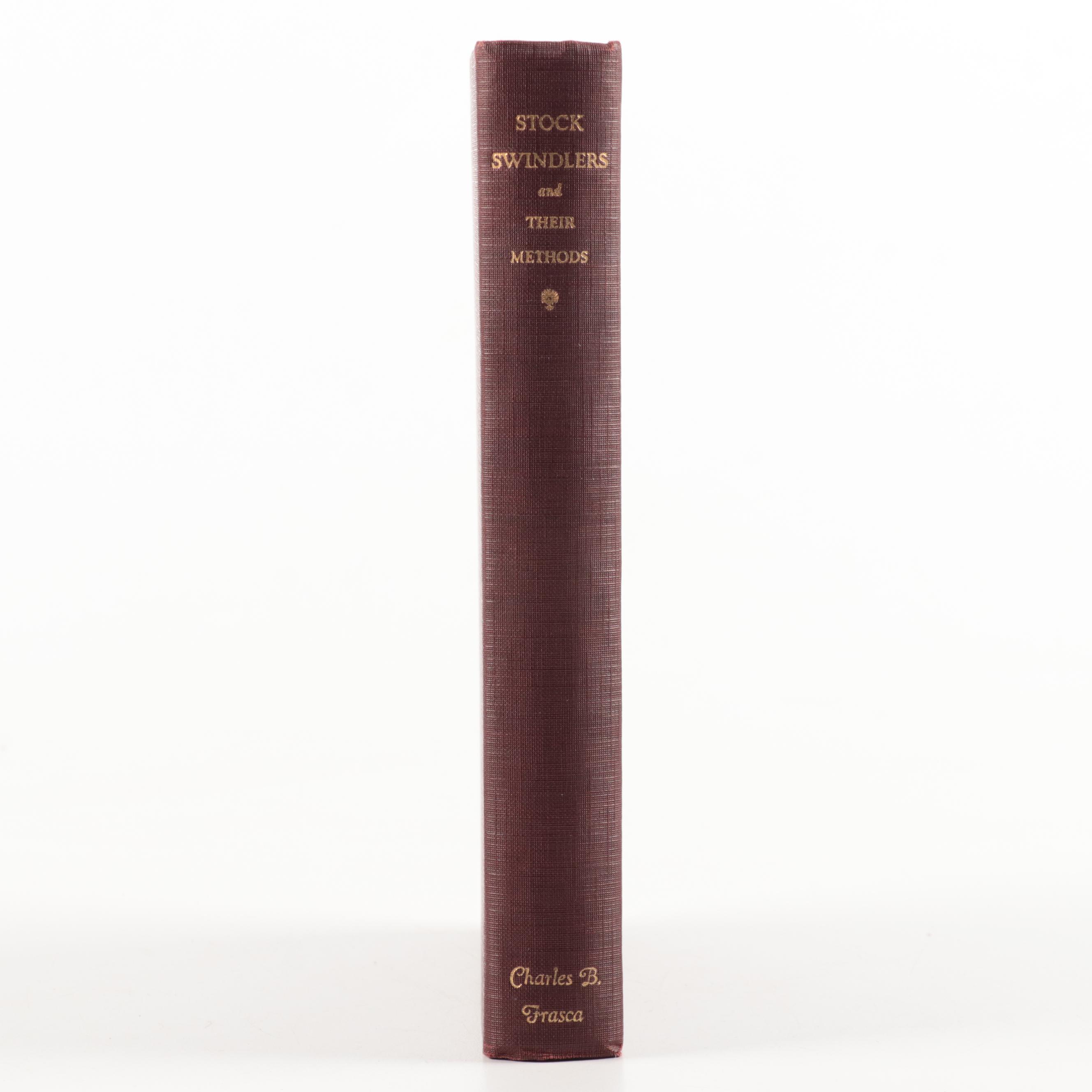 First Edition "Ten Years in Wall Street" by William W. Fowler and More