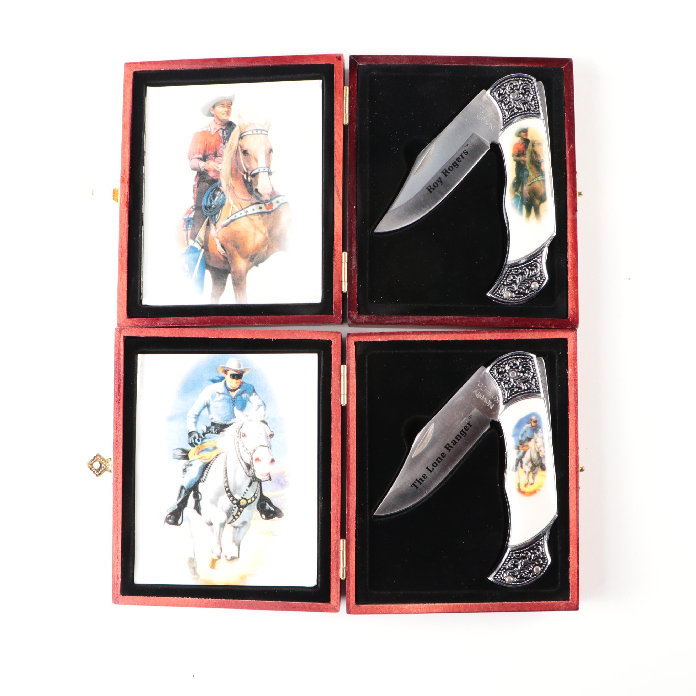 Roy Rogers and The Lone Ranger Commemorative Pocket Knives