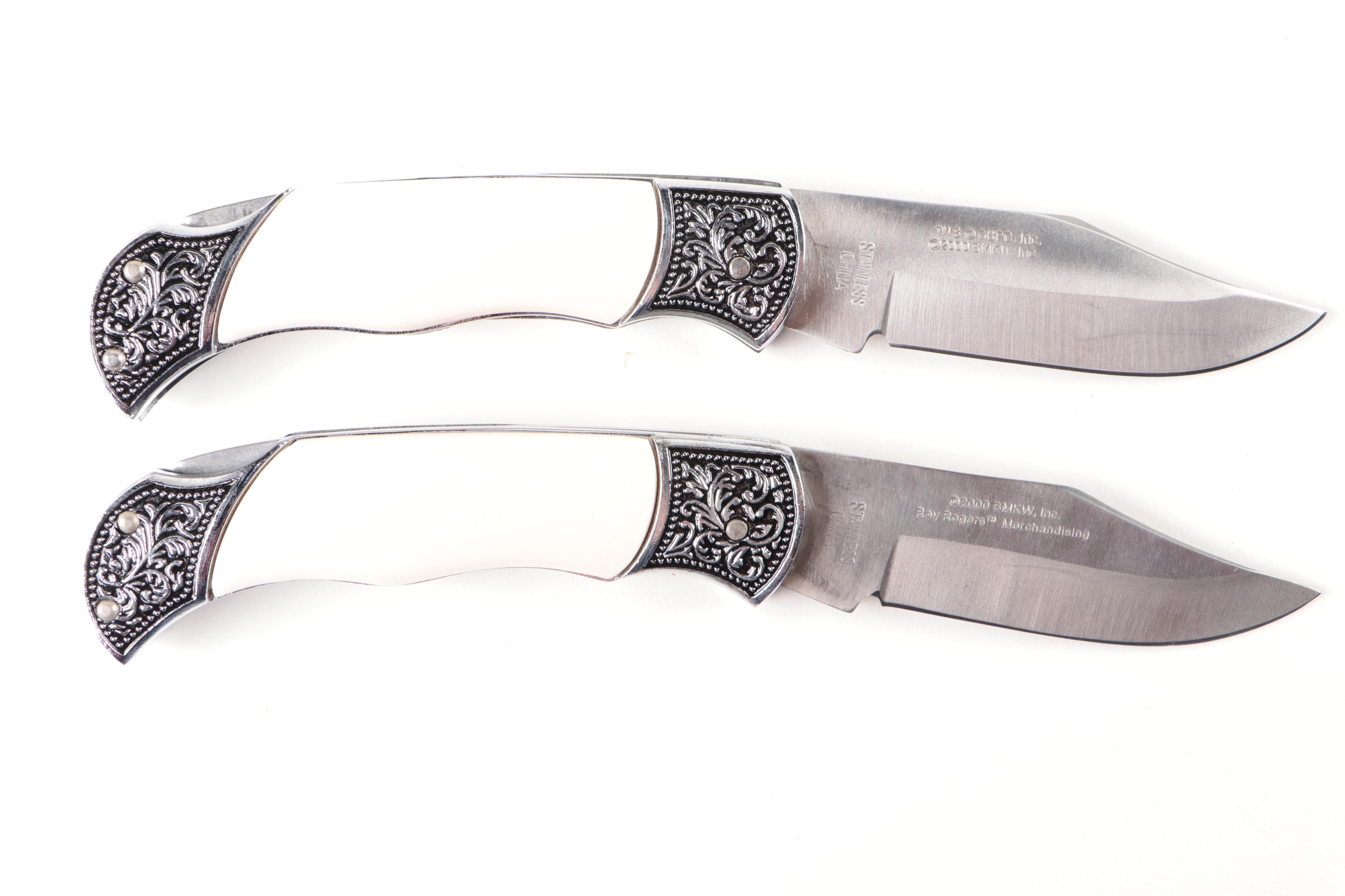 Roy Rogers and The Lone Ranger Commemorative Pocket Knives