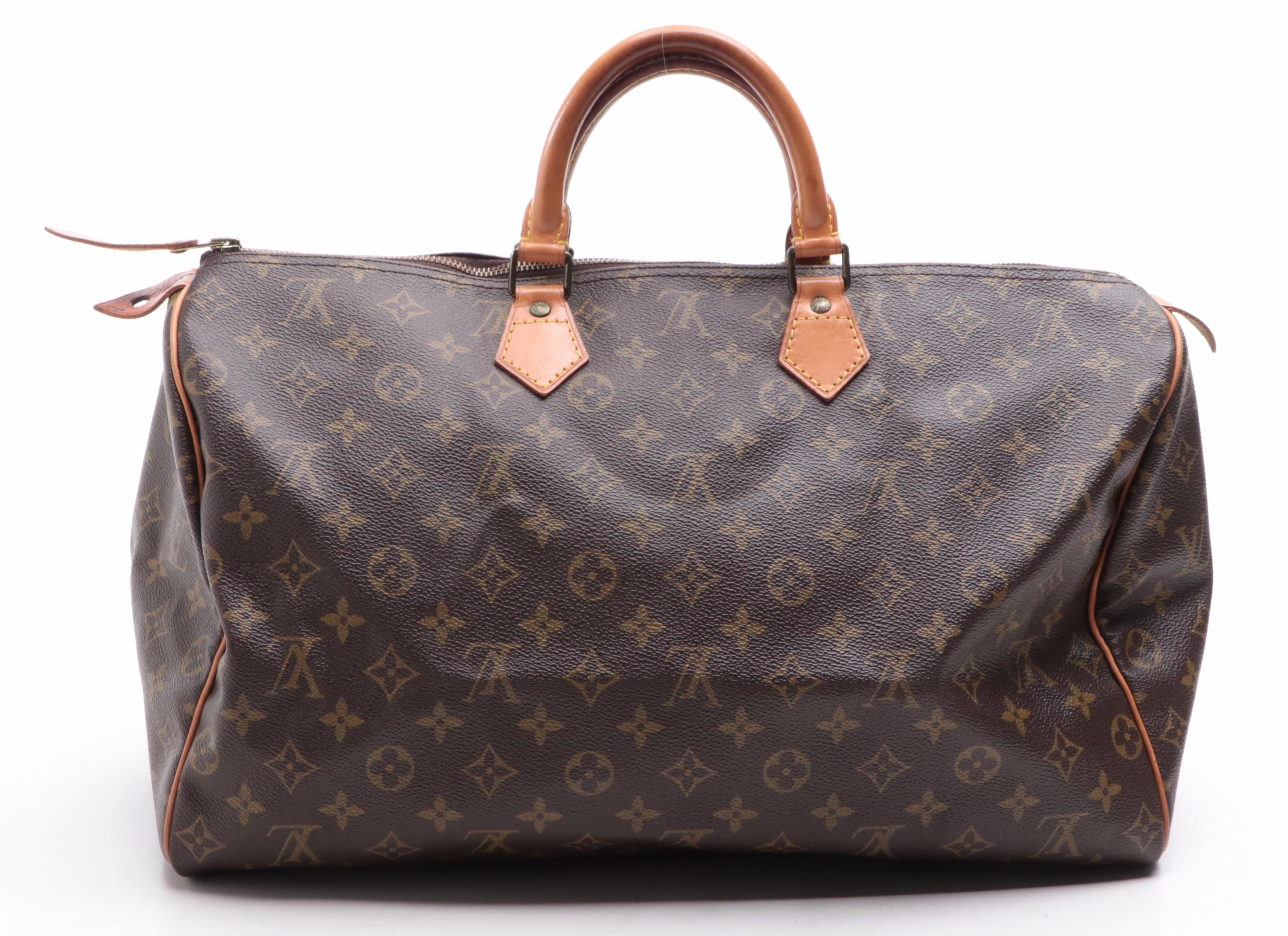 Louis Vuitton Speedy 40 in Monogram Canvas and Vachetta Leather