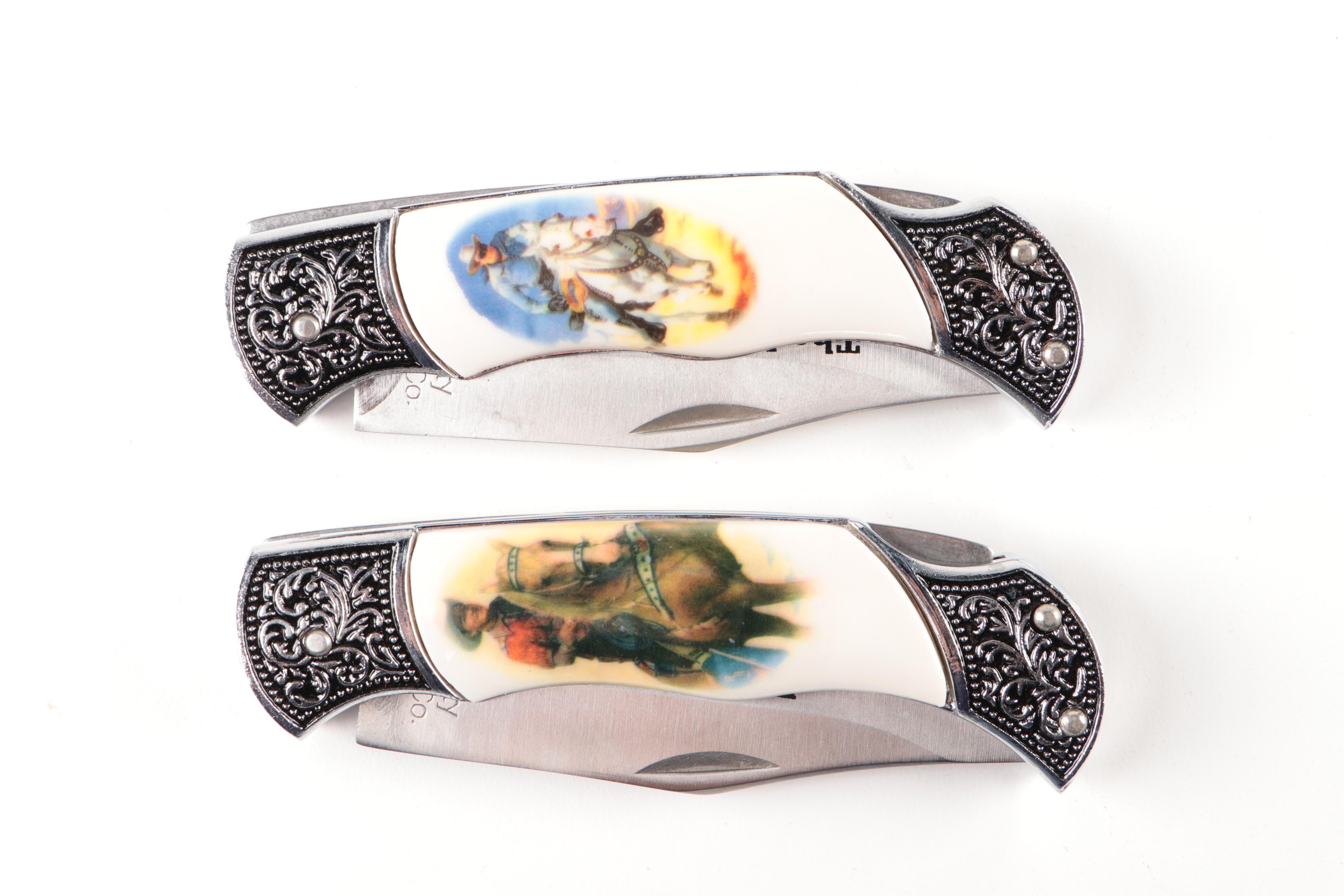 Roy Rogers and The Lone Ranger Commemorative Pocket Knives
