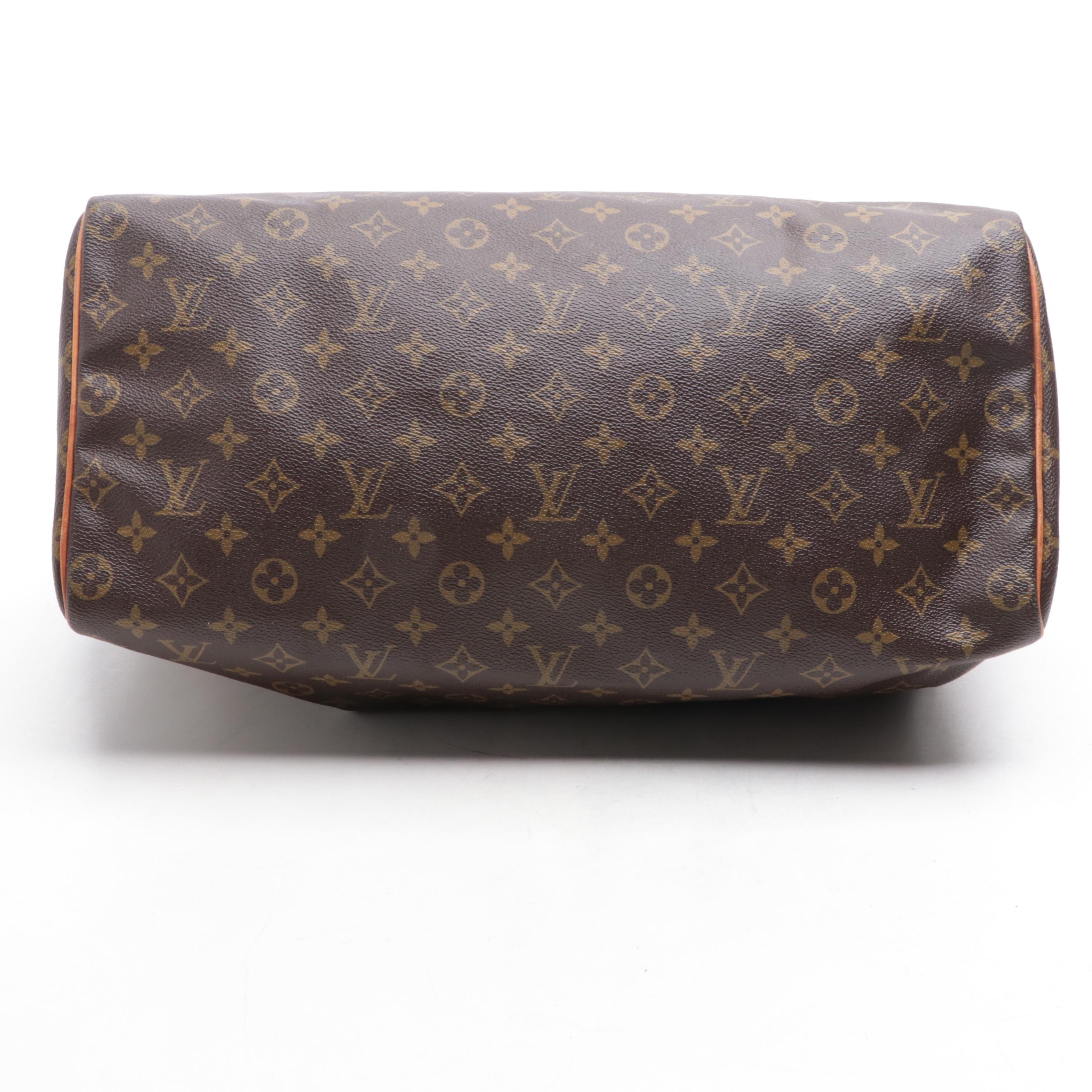 Louis Vuitton Speedy 40 in Monogram Canvas and Vachetta Leather