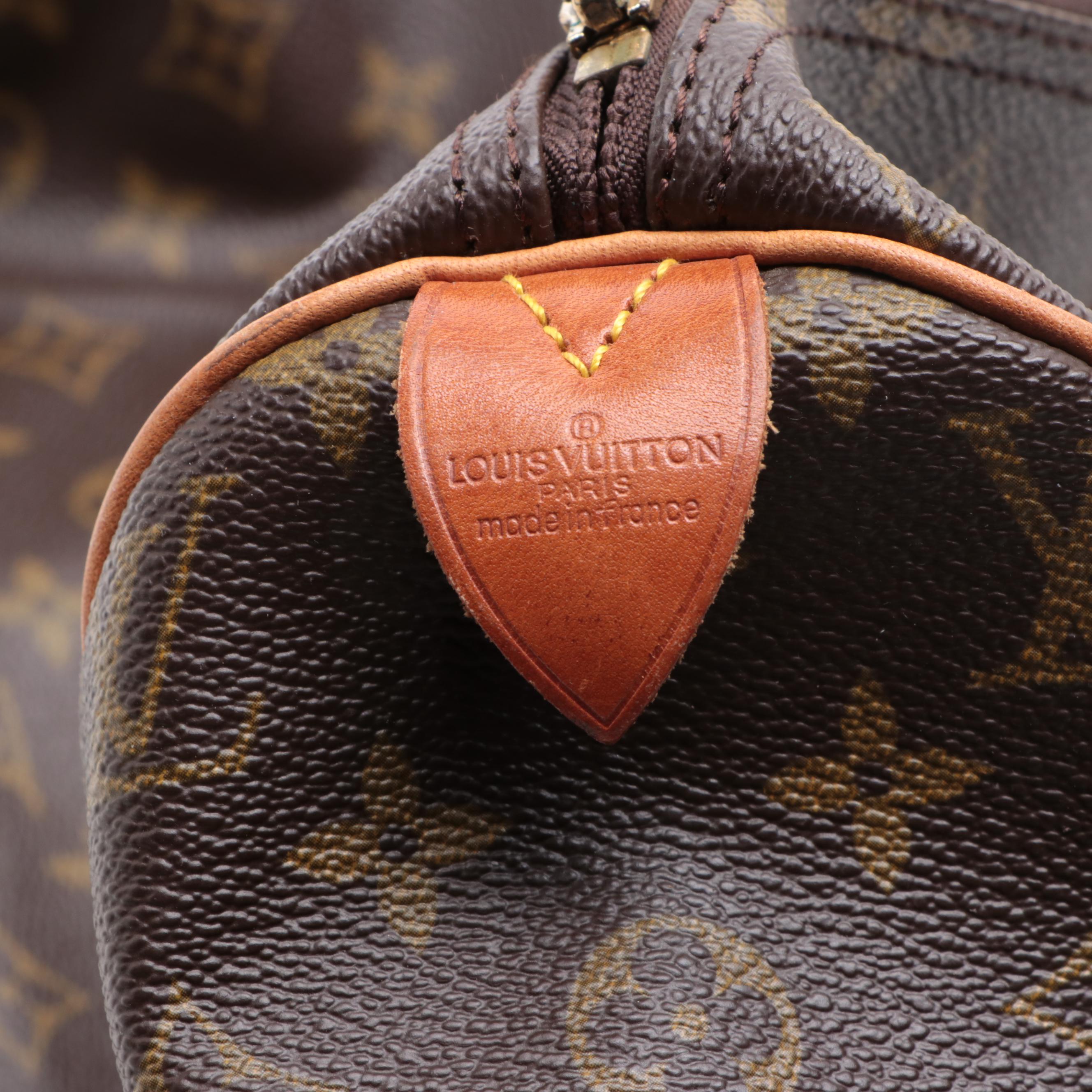 Louis Vuitton Speedy 40 in Monogram Canvas and Vachetta Leather