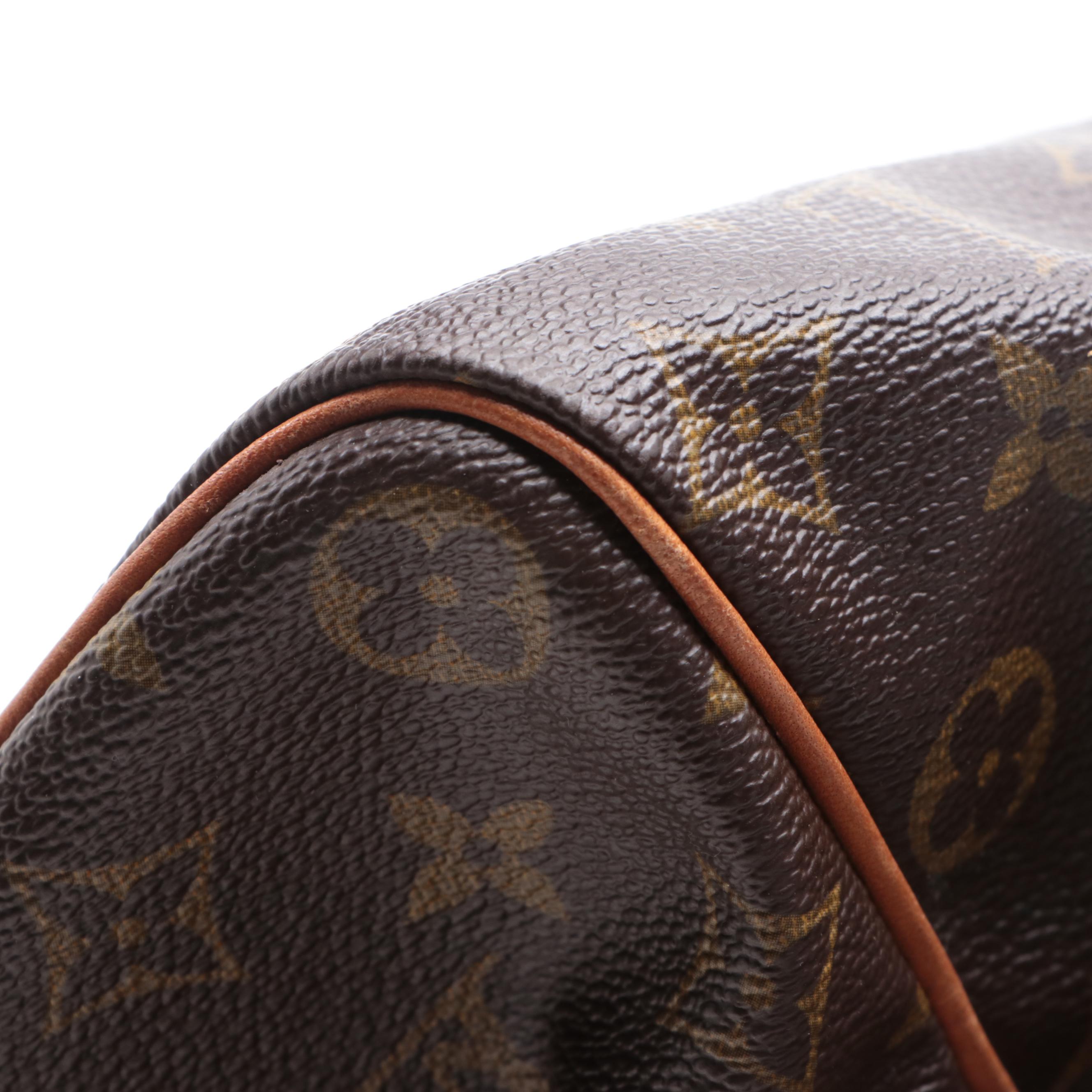 Louis Vuitton Speedy 40 in Monogram Canvas and Vachetta Leather