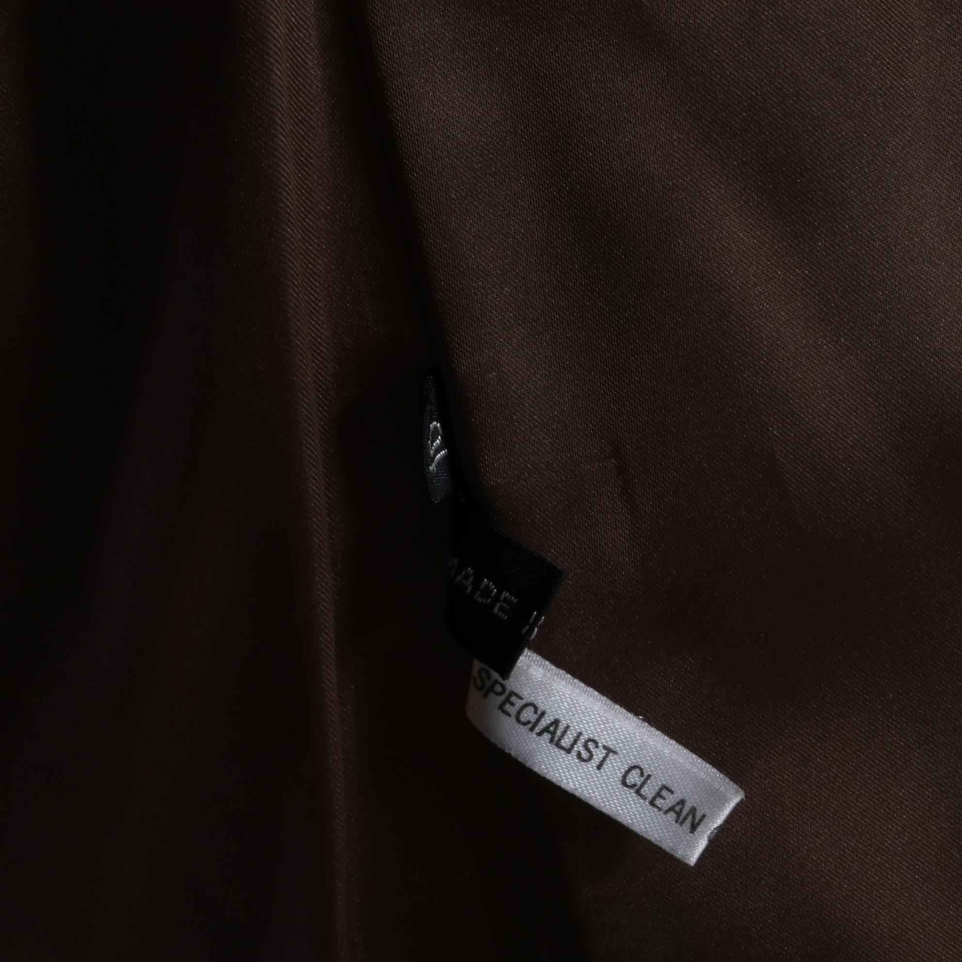 Mink Fur Coat with Tapered Sleeves