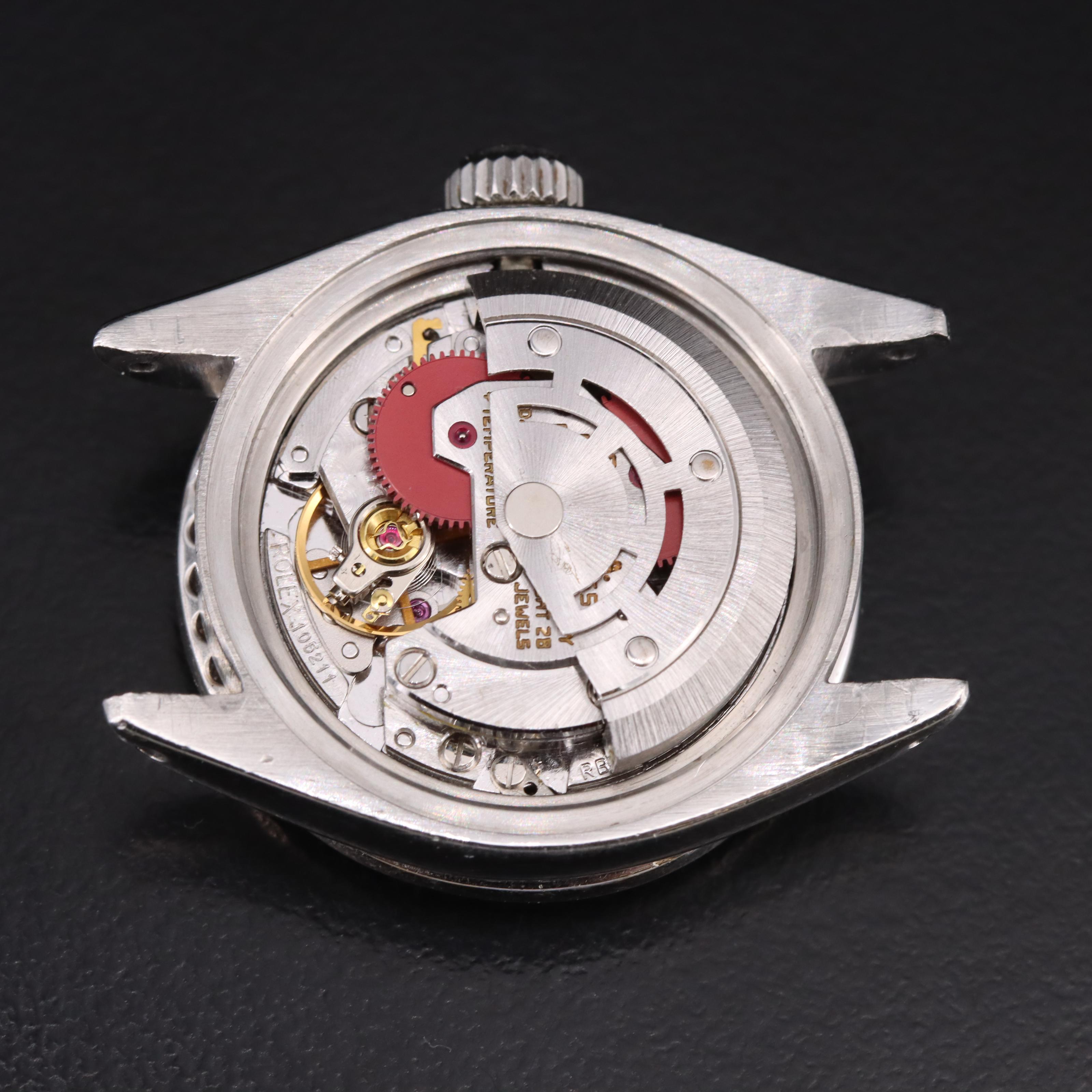 1980 Rolex Custom Diamond Mother-of-Pearl Dial and Bezel Datejust Watch