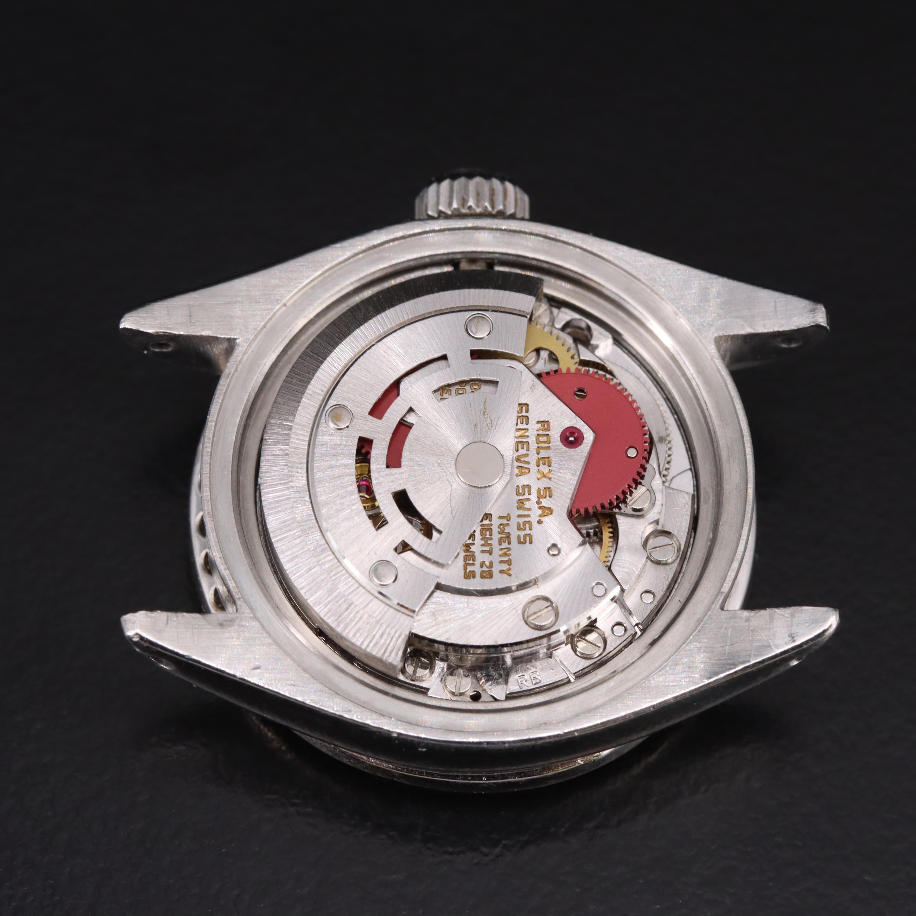 1980 Rolex Custom Diamond Mother-of-Pearl Dial and Bezel Datejust Watch