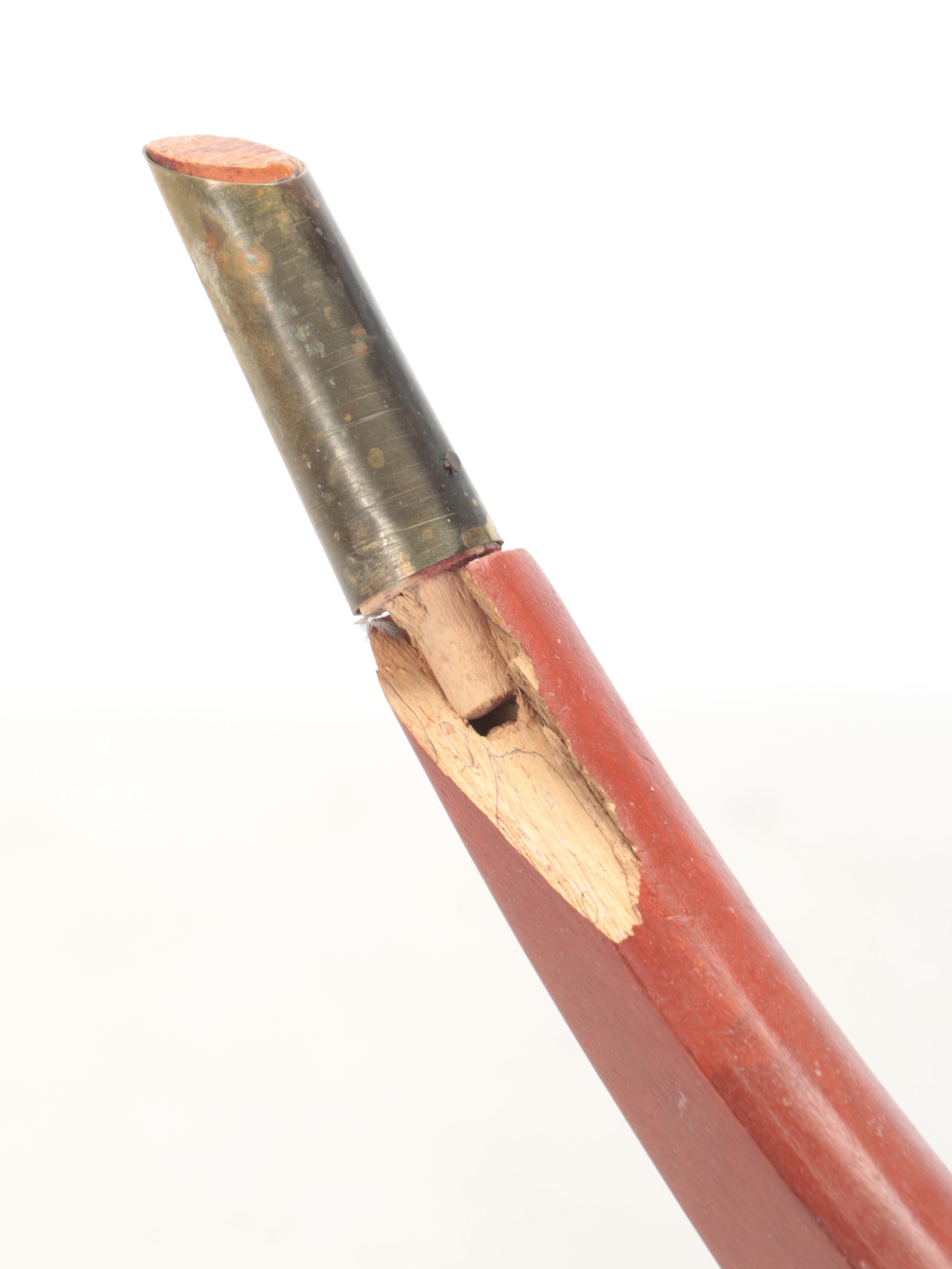 Chinese Brass Tray Table with Folding Base