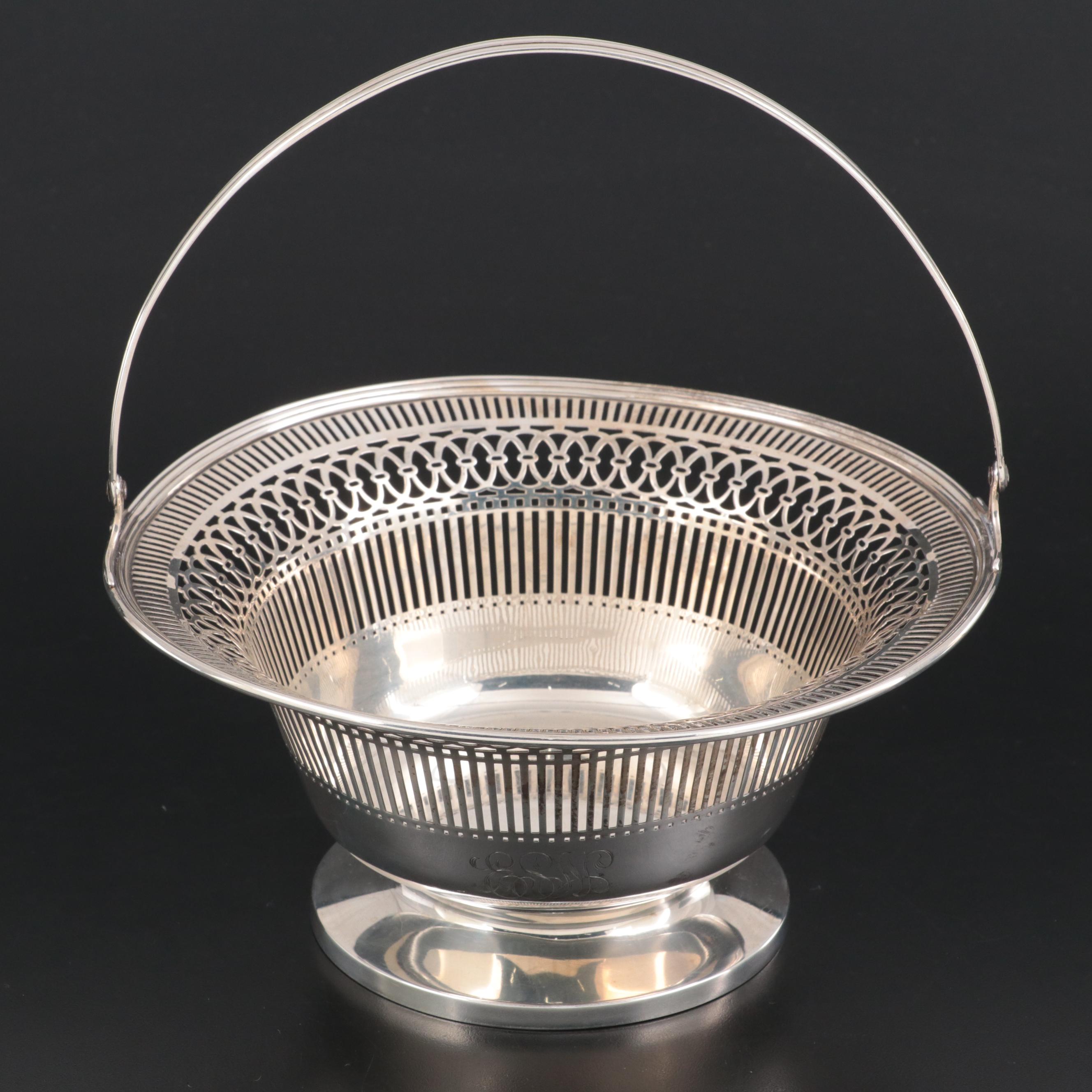Watson Company Sterling Silver Reticulated Basket