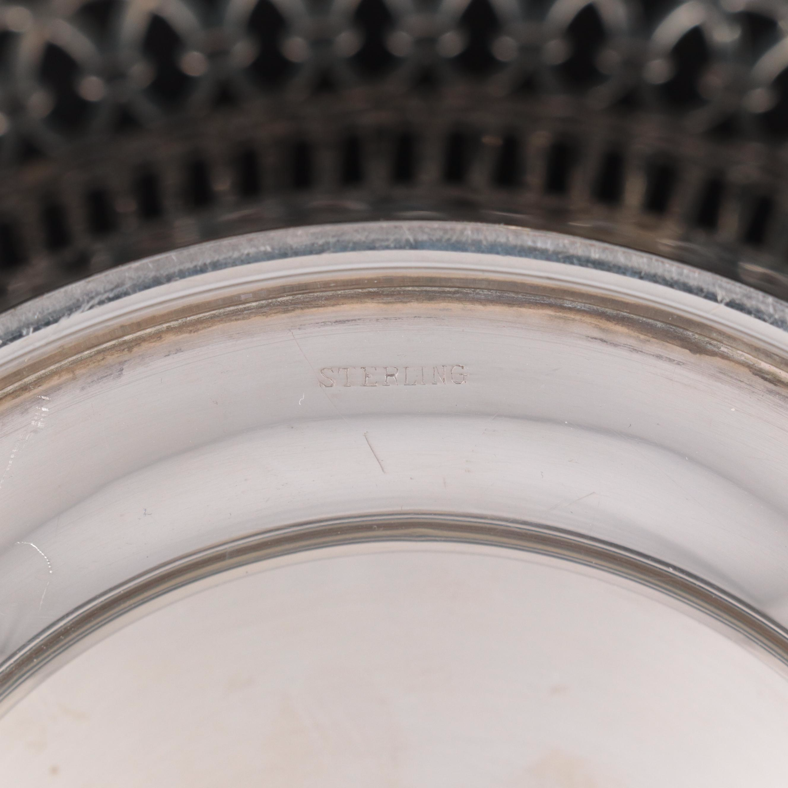 Watson Company Sterling Silver Reticulated Basket