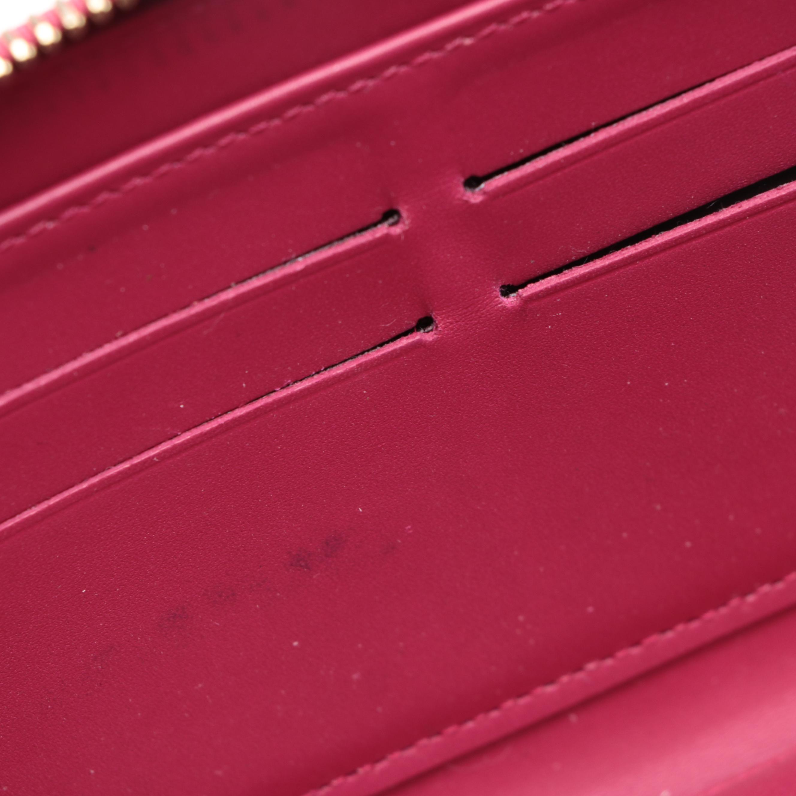 Louis Vuitton Zippy Wallet in Indian Rose Monogram Vernis