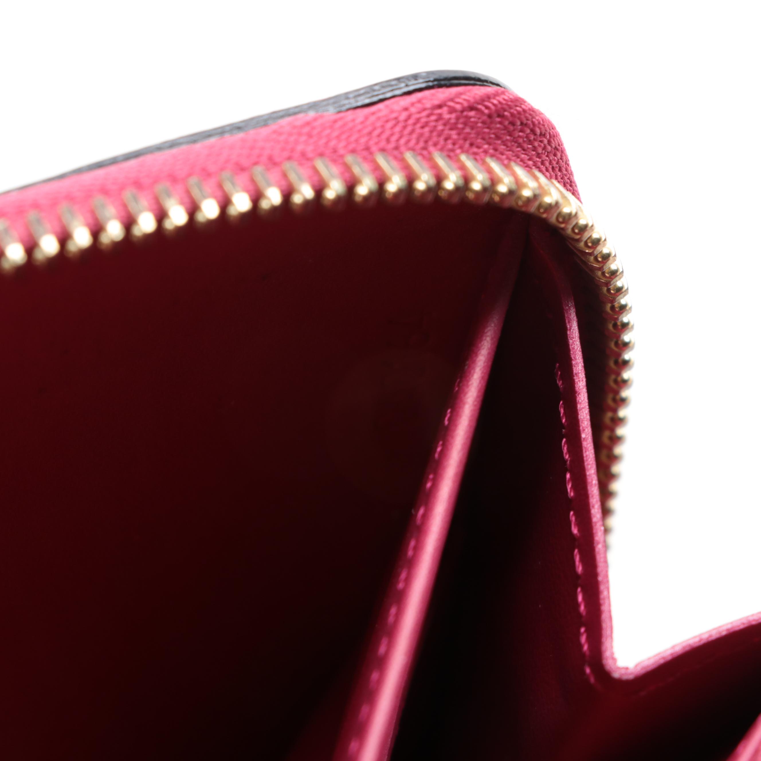 Louis Vuitton Zippy Wallet in Indian Rose Monogram Vernis