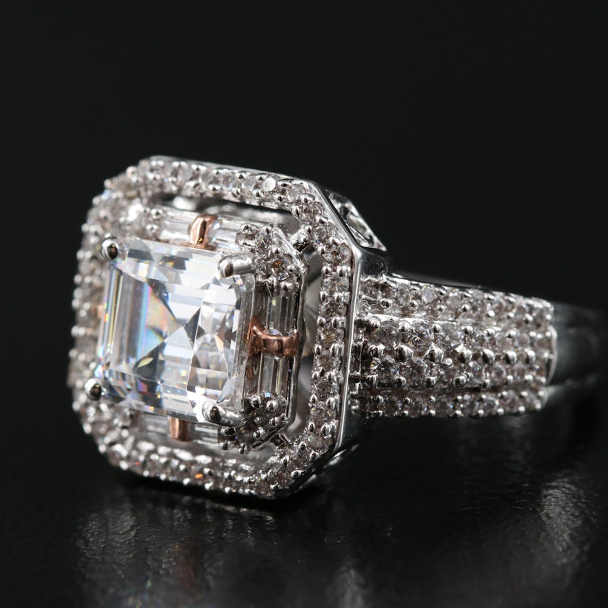 Sterling Cubic Zirconia Ring