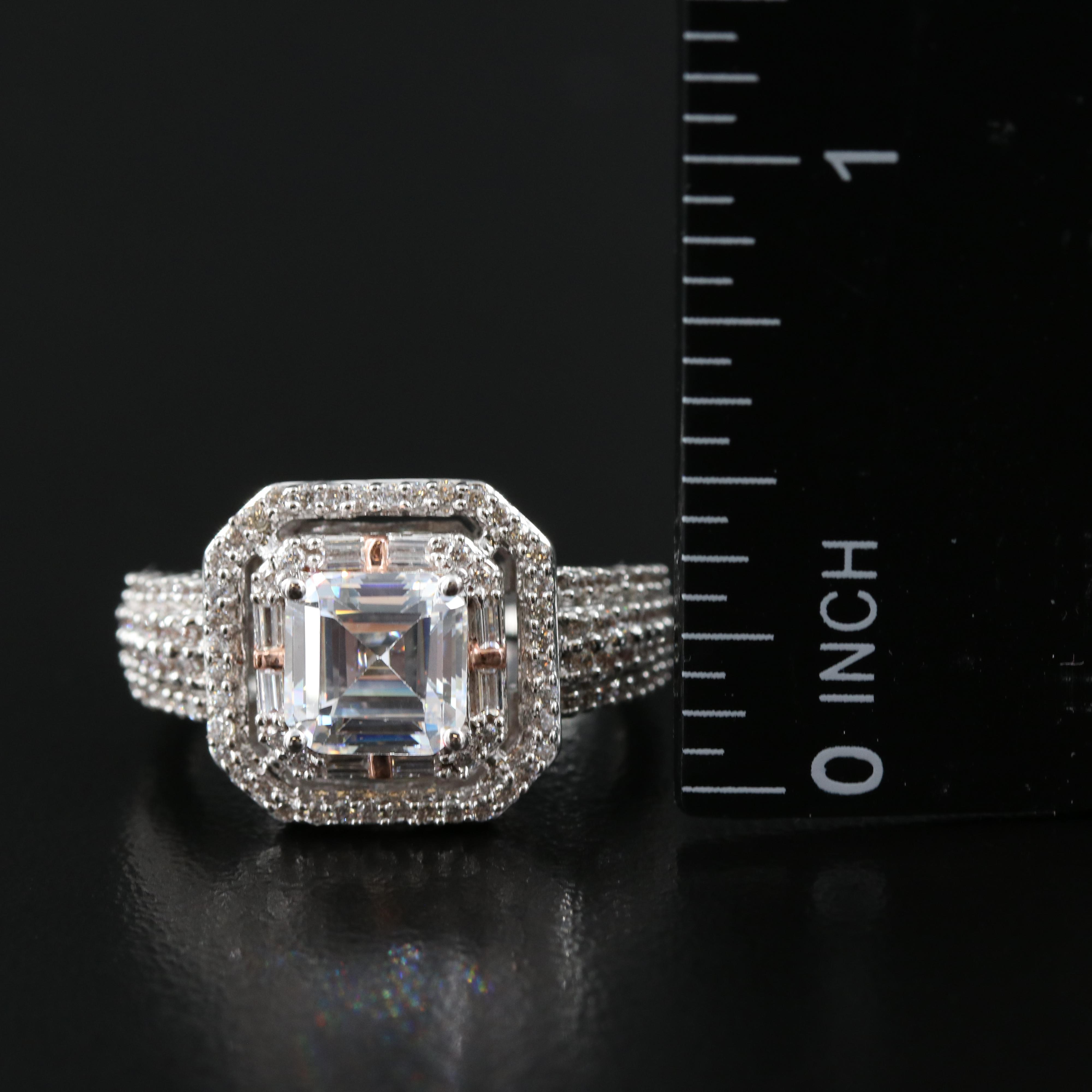 Sterling Cubic Zirconia Ring