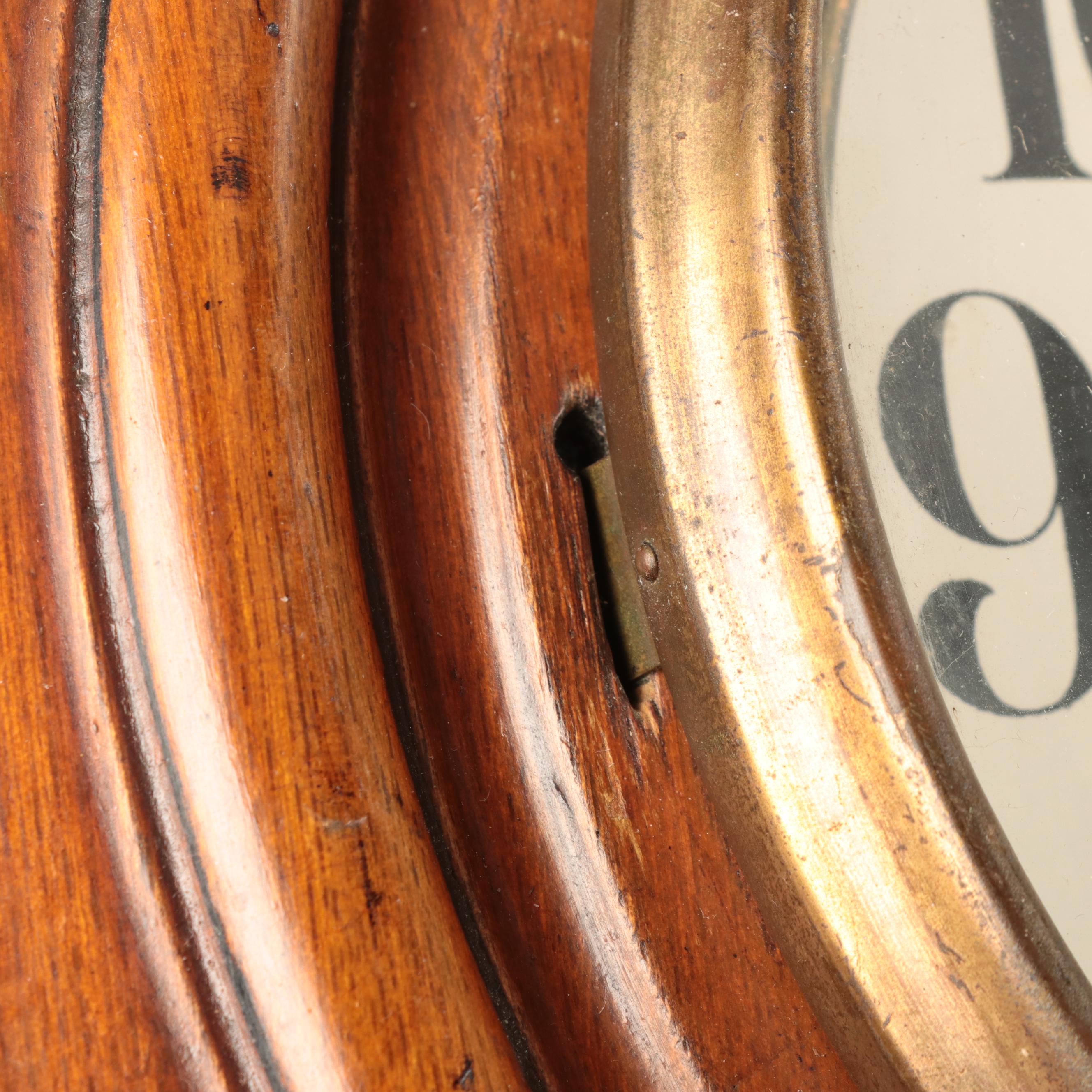 Seth Thomas Mantel Clock with East Asian Schoolhouse Wall Clock
