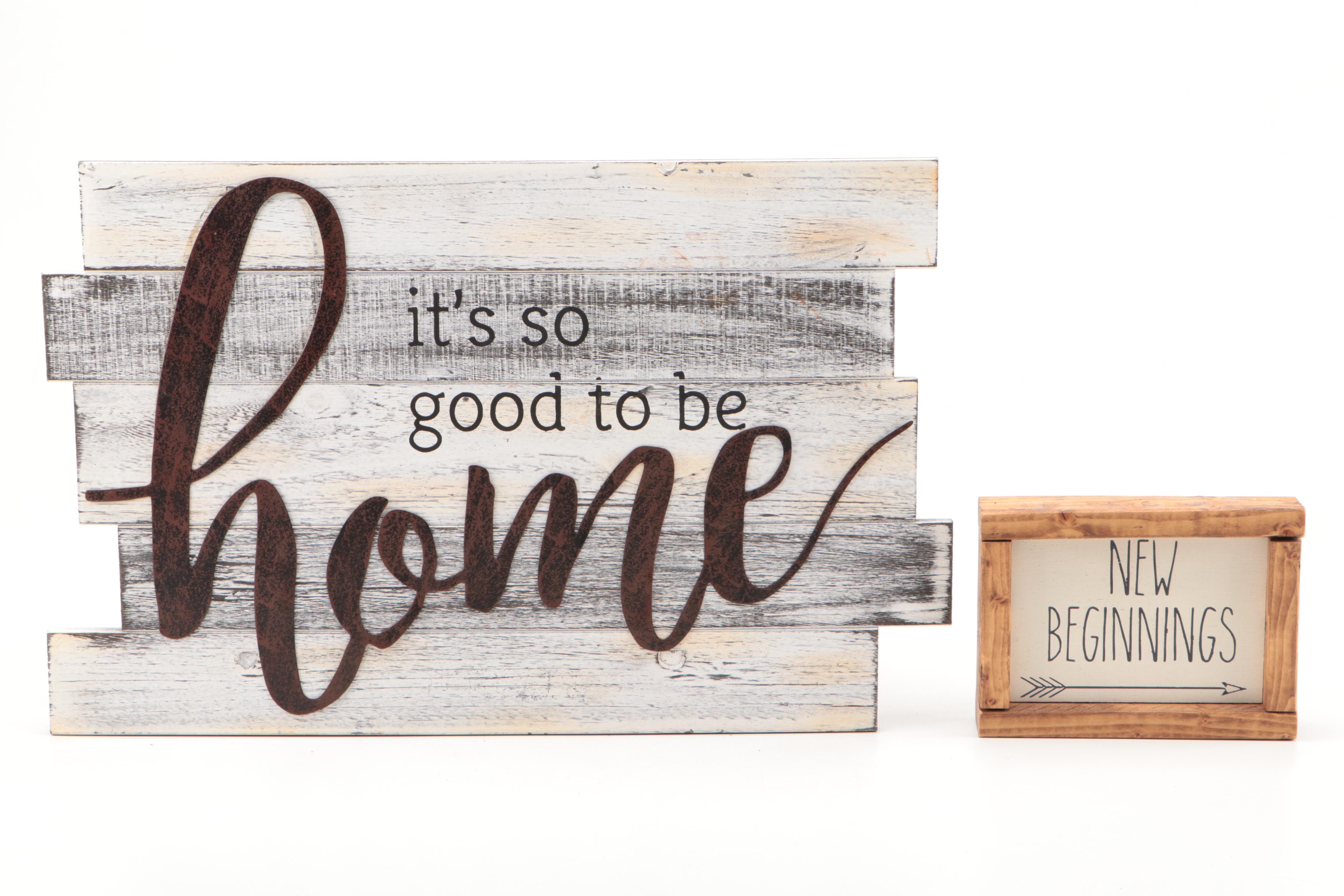 State of Kentucky and Other Rustic Wooden Signs