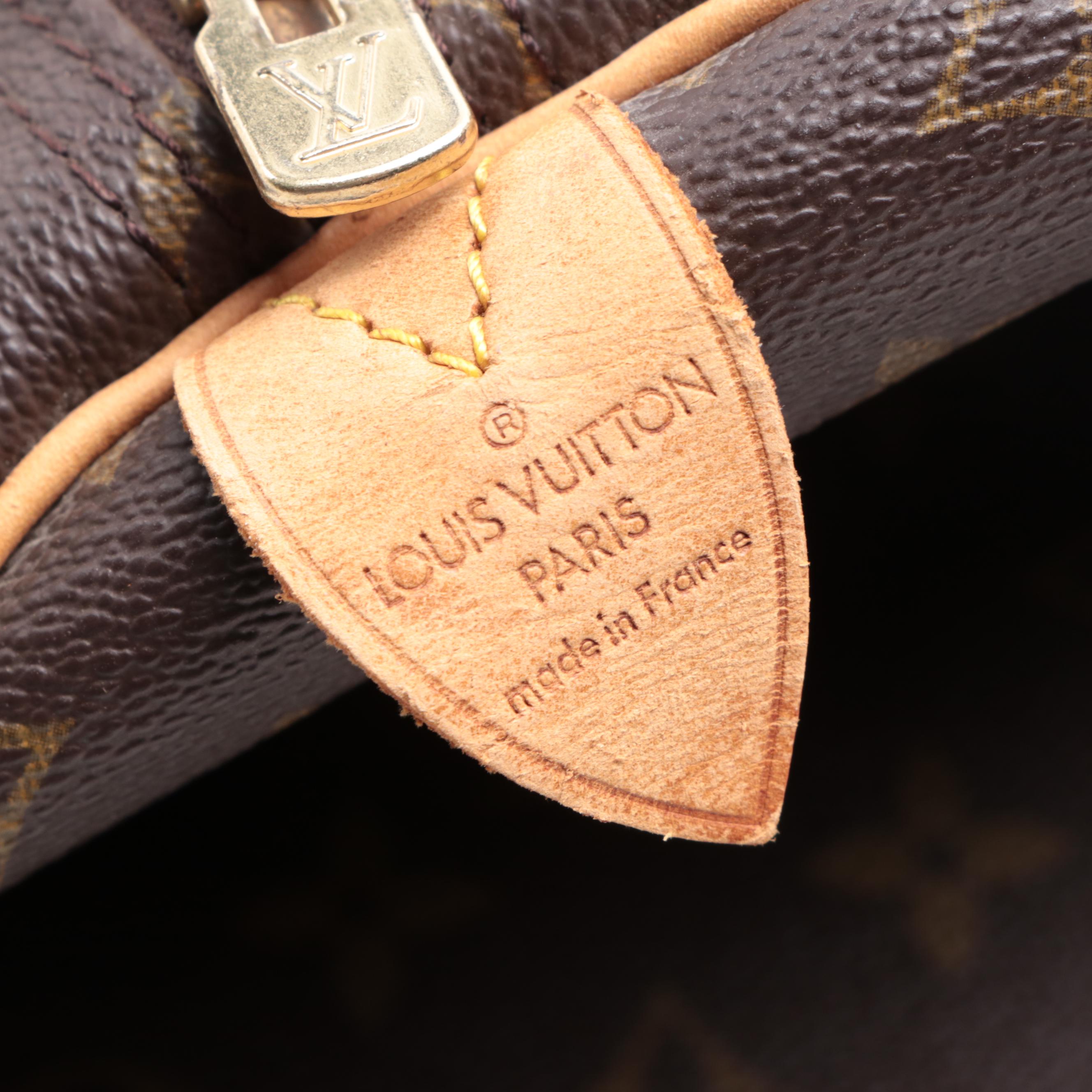 Louis Vuitton Keepall 55 in Monogram Canvas and Vachetta Leather