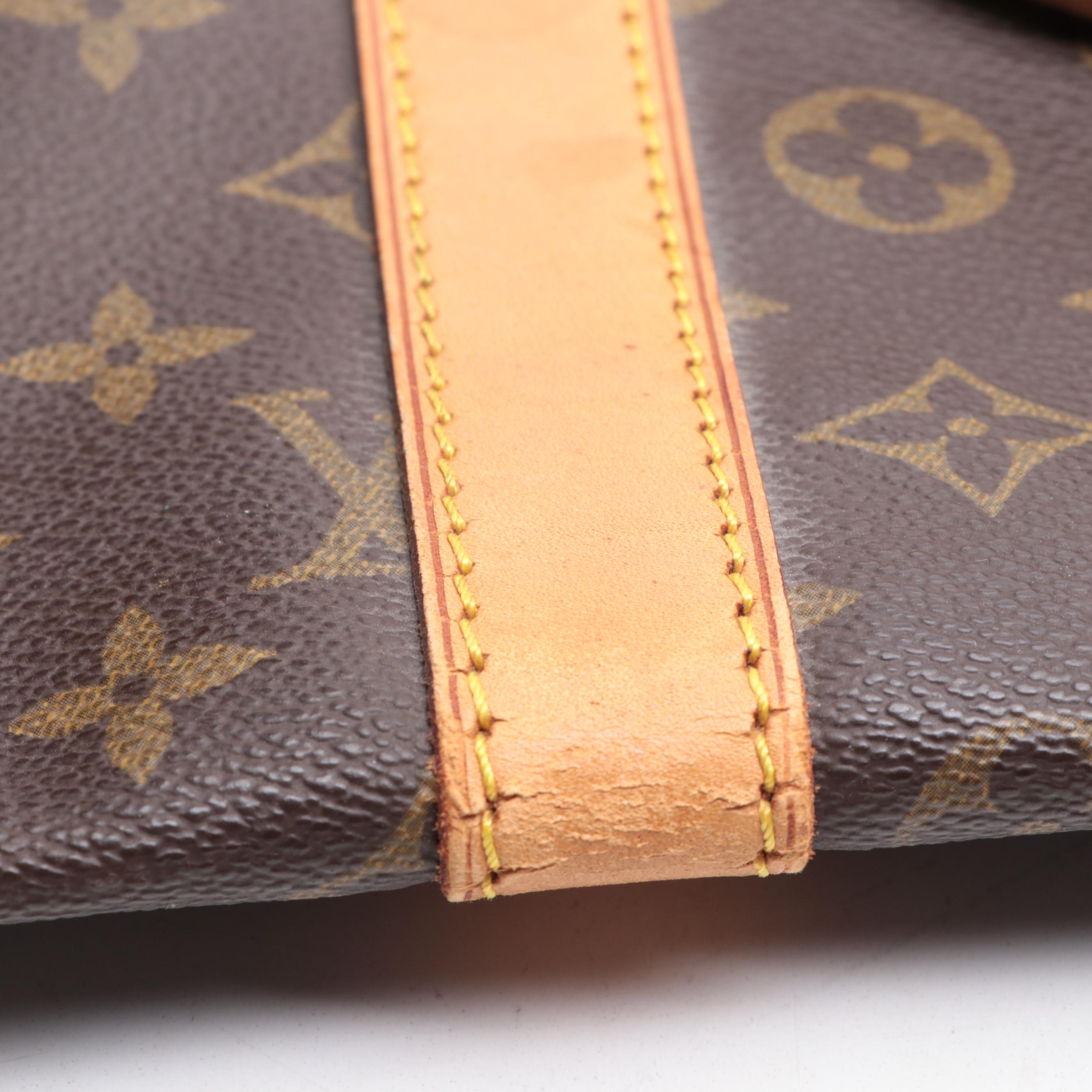 Louis Vuitton Keepall 55 in Monogram Canvas and Vachetta Leather