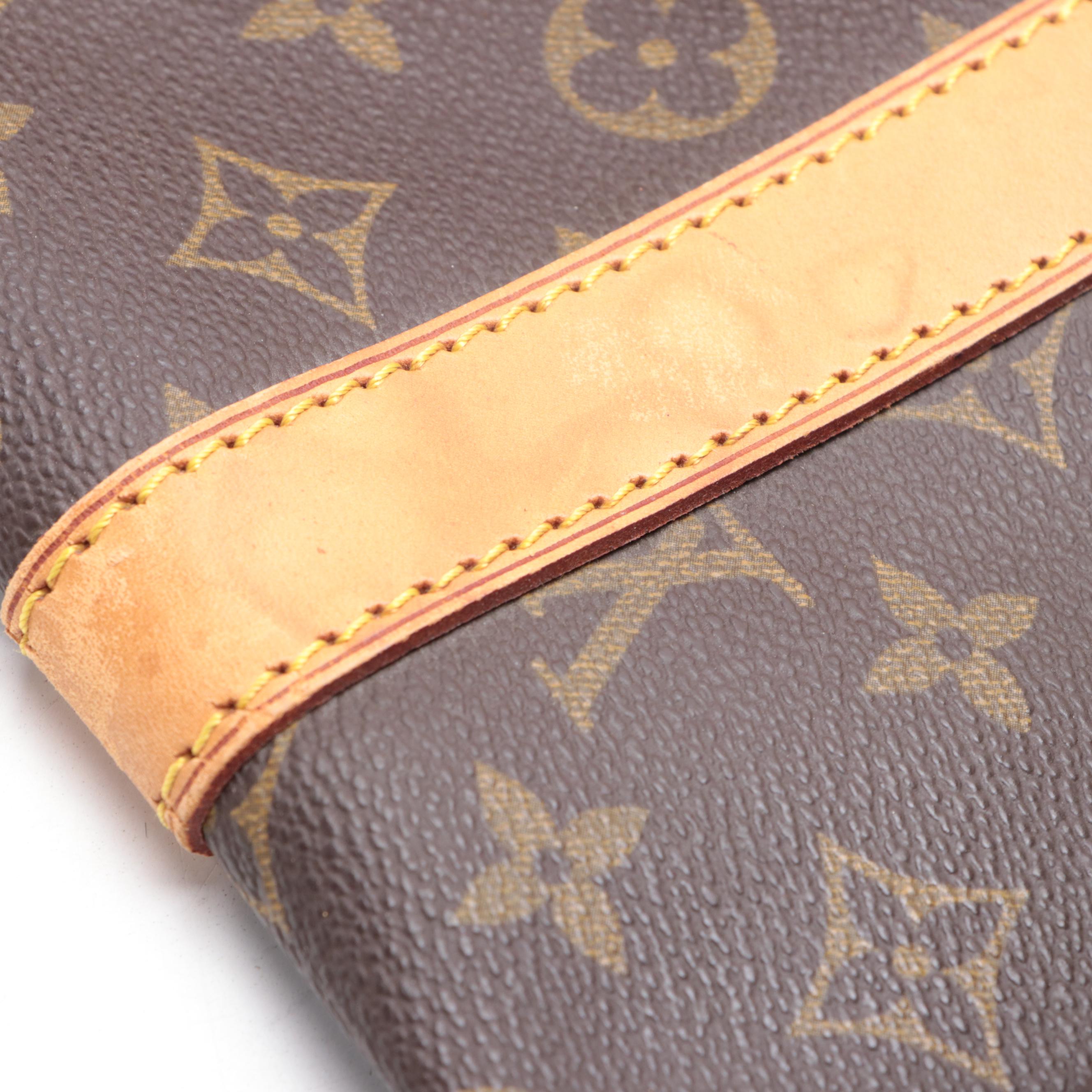 Louis Vuitton Keepall 55 in Monogram Canvas and Vachetta Leather