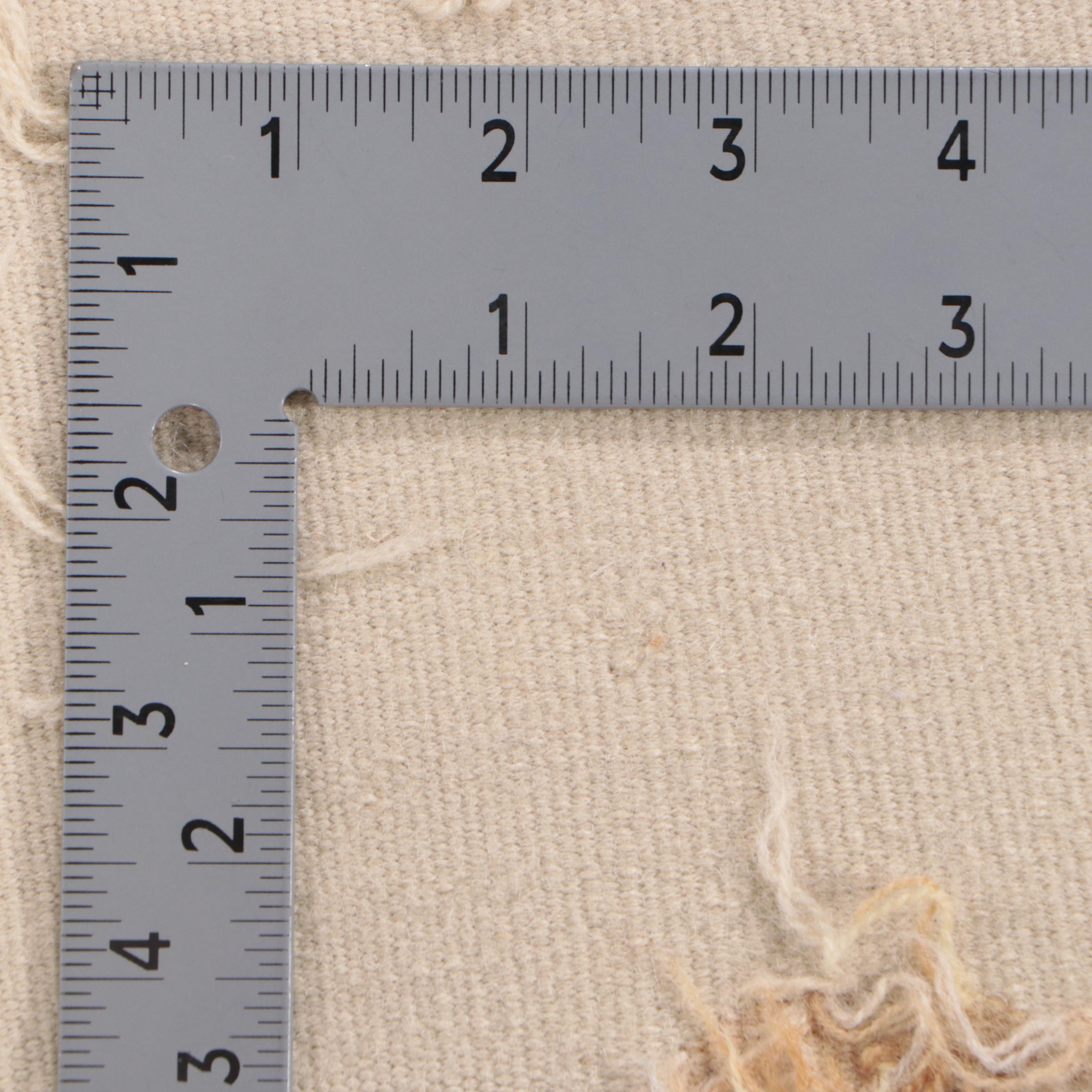 8' Round Handwoven French Aubusson Style Area Rug