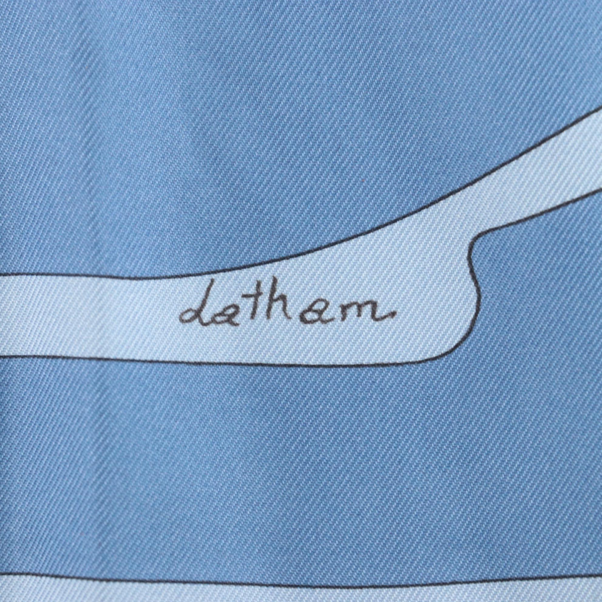 Hermès "Carnets de Bal" Scarf 90 in Silk Twill